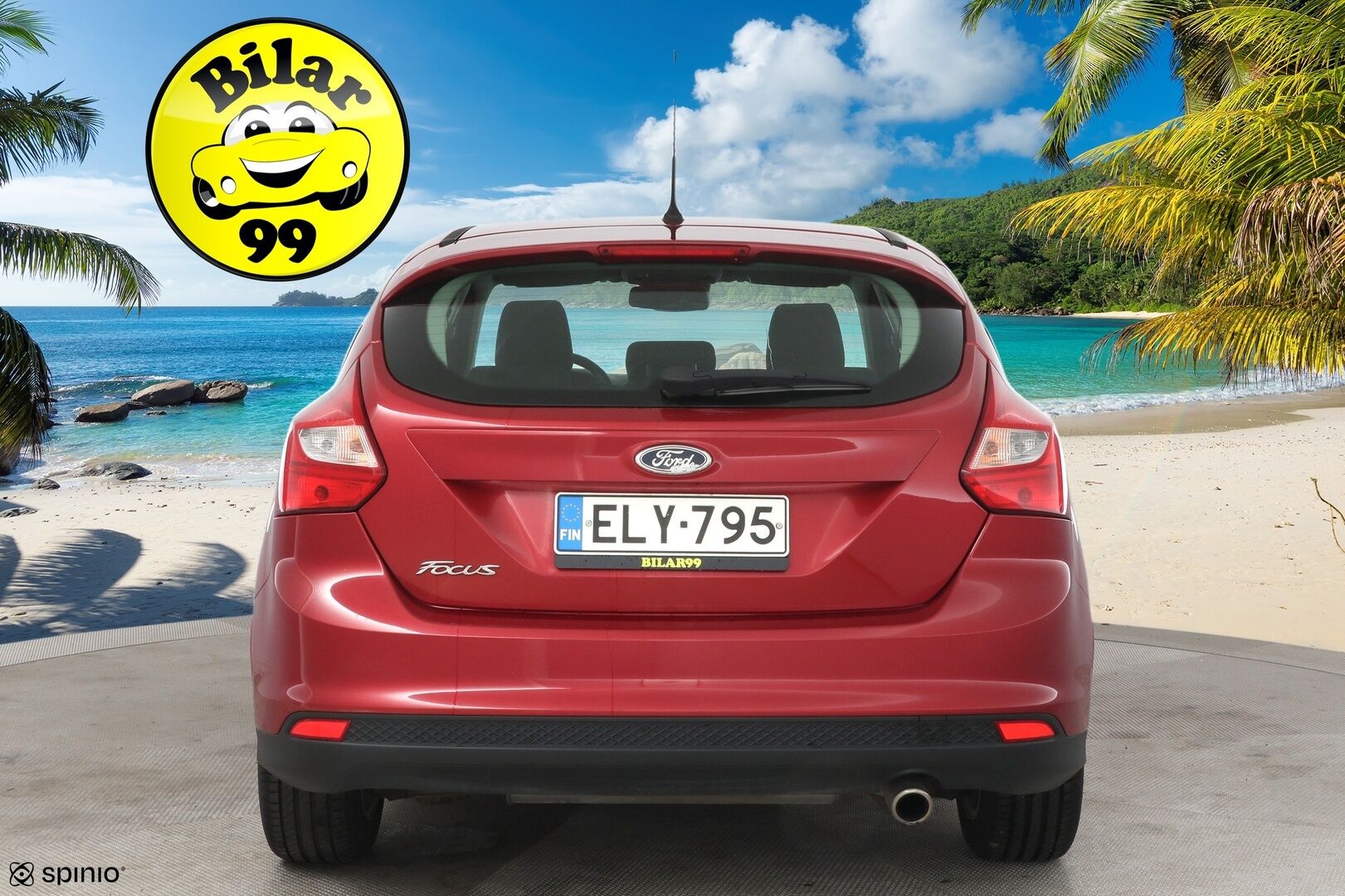Ford Focus 2011 1.6 EcoBoost 150hv Titanium * Lohko + sisä / Kaistavahti / BLIS * - Merkkiliikkeen huoltokirja / Suomi-auto / Kummatkin renkaat ok *
