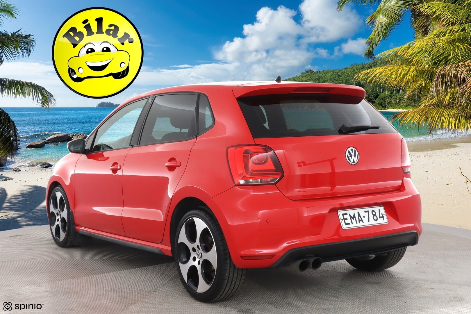 Volkswagen Polo 2012 GTI 1,4 TSI 132 kW (180 hv) DSG-automaatti 4-ovinen - Vakkari / Tutkat / Lohko + sisä / Bluetooth / Juuri Huollettu!