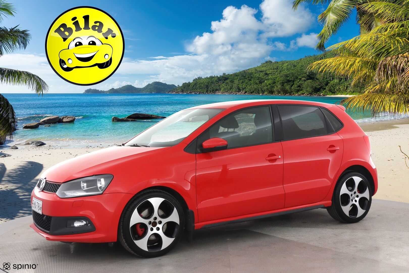 Volkswagen Polo 2012 GTI 1,4 TSI 132 kW (180 hv) DSG-automaatti 4-ovinen - Vakkari / Tutkat / Lohko + sisä / Bluetooth / Juuri Huollettu!