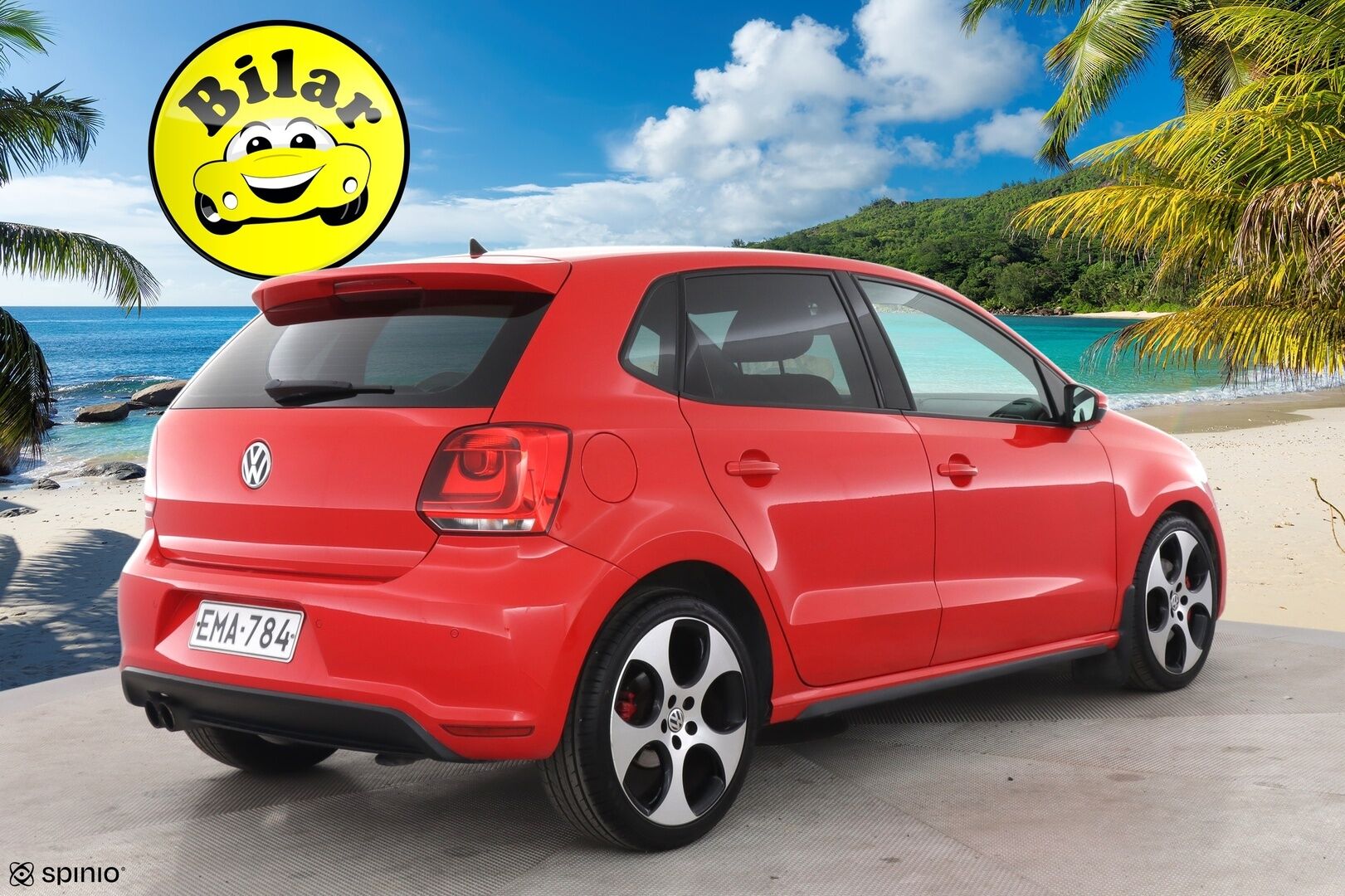 Volkswagen Polo 2012 GTI 1,4 TSI 132 kW (180 hv) DSG-automaatti 4-ovinen - Vakkari / Tutkat / Lohko + sisä / Bluetooth / Juuri Huollettu!
