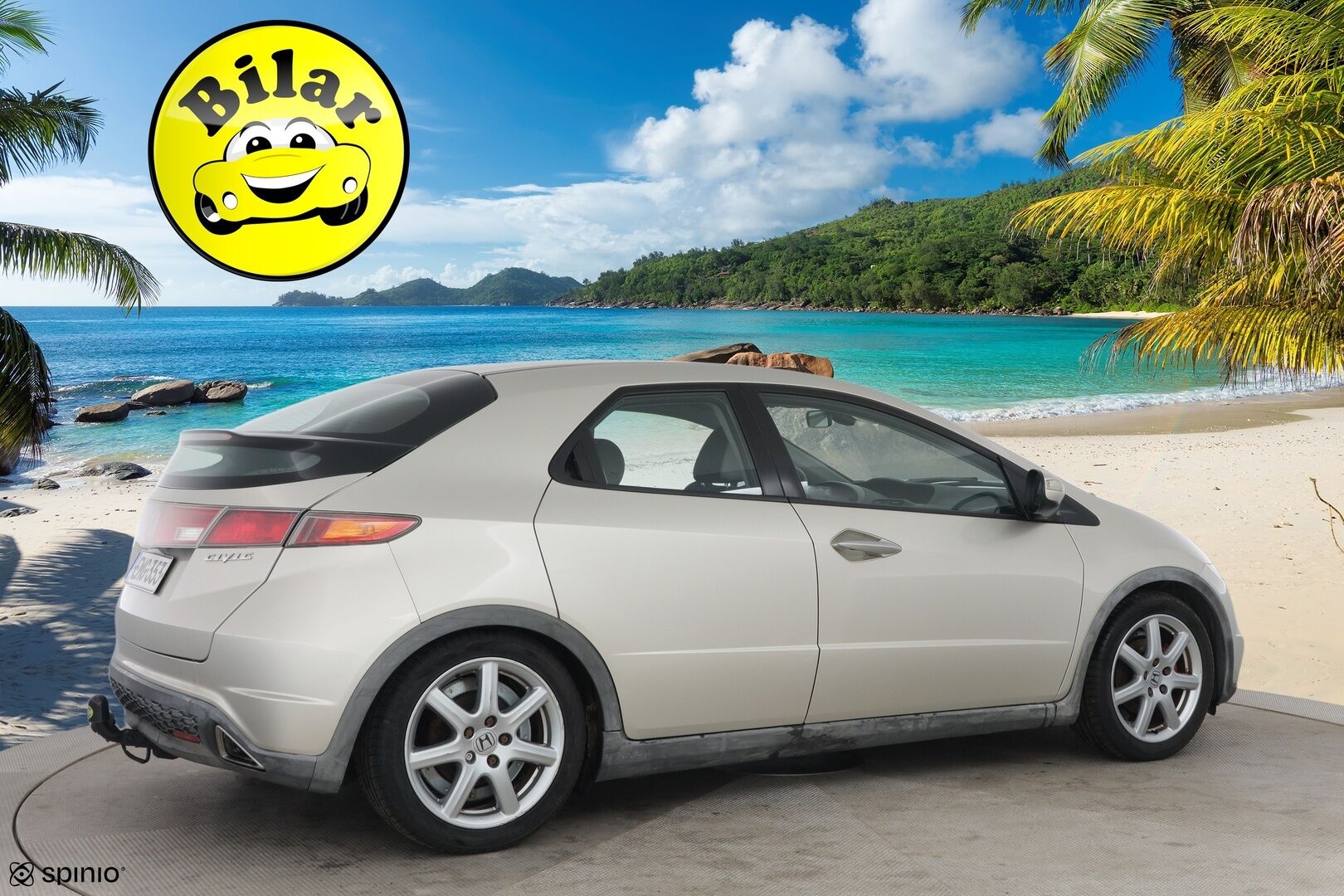 Honda Civic 2008 5D 1,8i Sport - Myydään Huutokaupat.com - Manuaali | Lohko | Koukku | Vakkari