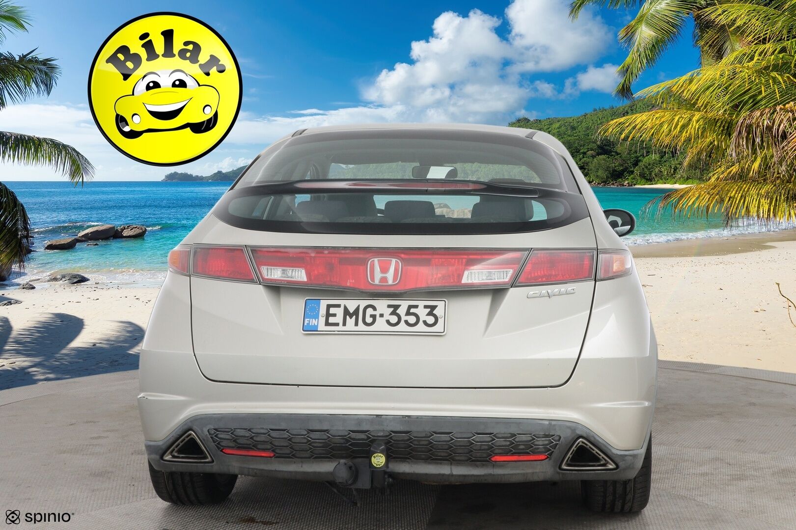 Honda Civic 2008 5D 1,8i Sport - Myydään Huutokaupat.com - Manuaali | Lohko | Koukku | Vakkari