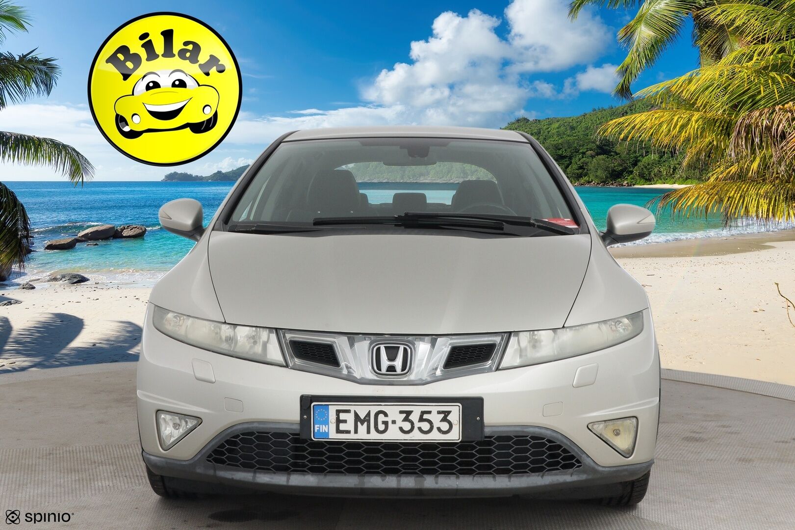 Honda Civic 2008 5D 1,8i Sport - Myydään Huutokaupat.com - Manuaali | Lohko | Koukku | Vakkari