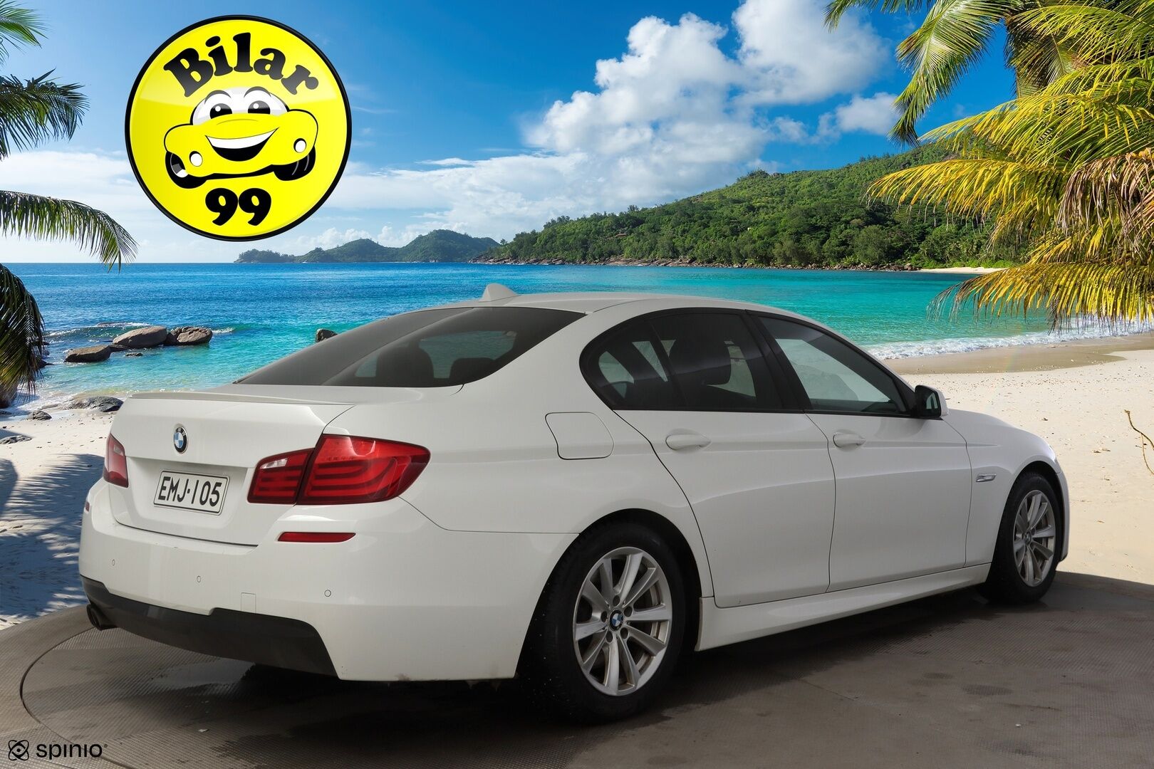 BMW 520 2013 TwinPower Turbo A F10 Sedan Business M-Sport ** Suomiauto / Hifit / Black Panel / Muistipenkki kuskilla / Bluetooth ** - *2x renkaat & vanteet / Sport-vaihteisto / Huollettu 254tkm kohdalla*