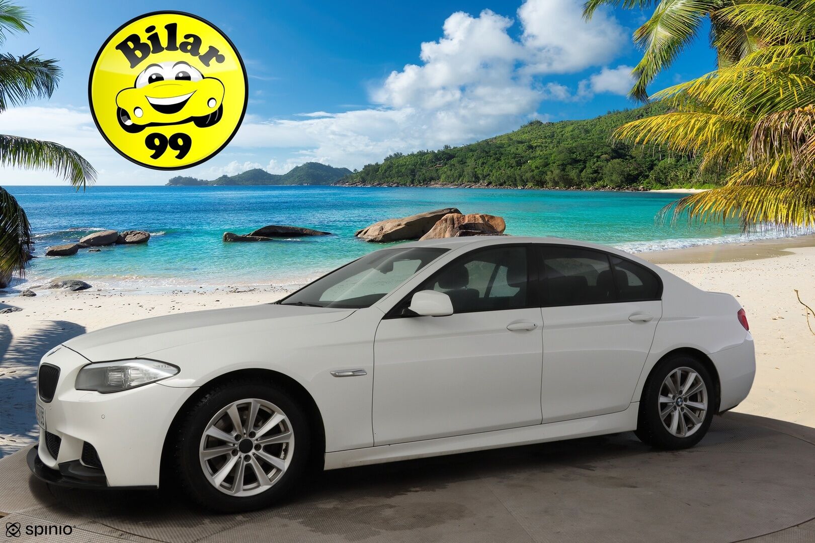 BMW 520 2013 TwinPower Turbo A F10 Sedan Business M-Sport ** Suomiauto / Hifit / Black Panel / Muistipenkki kuskilla / Bluetooth ** - *2x renkaat & vanteet / Sport-vaihteisto / Huollettu 254tkm kohdalla*