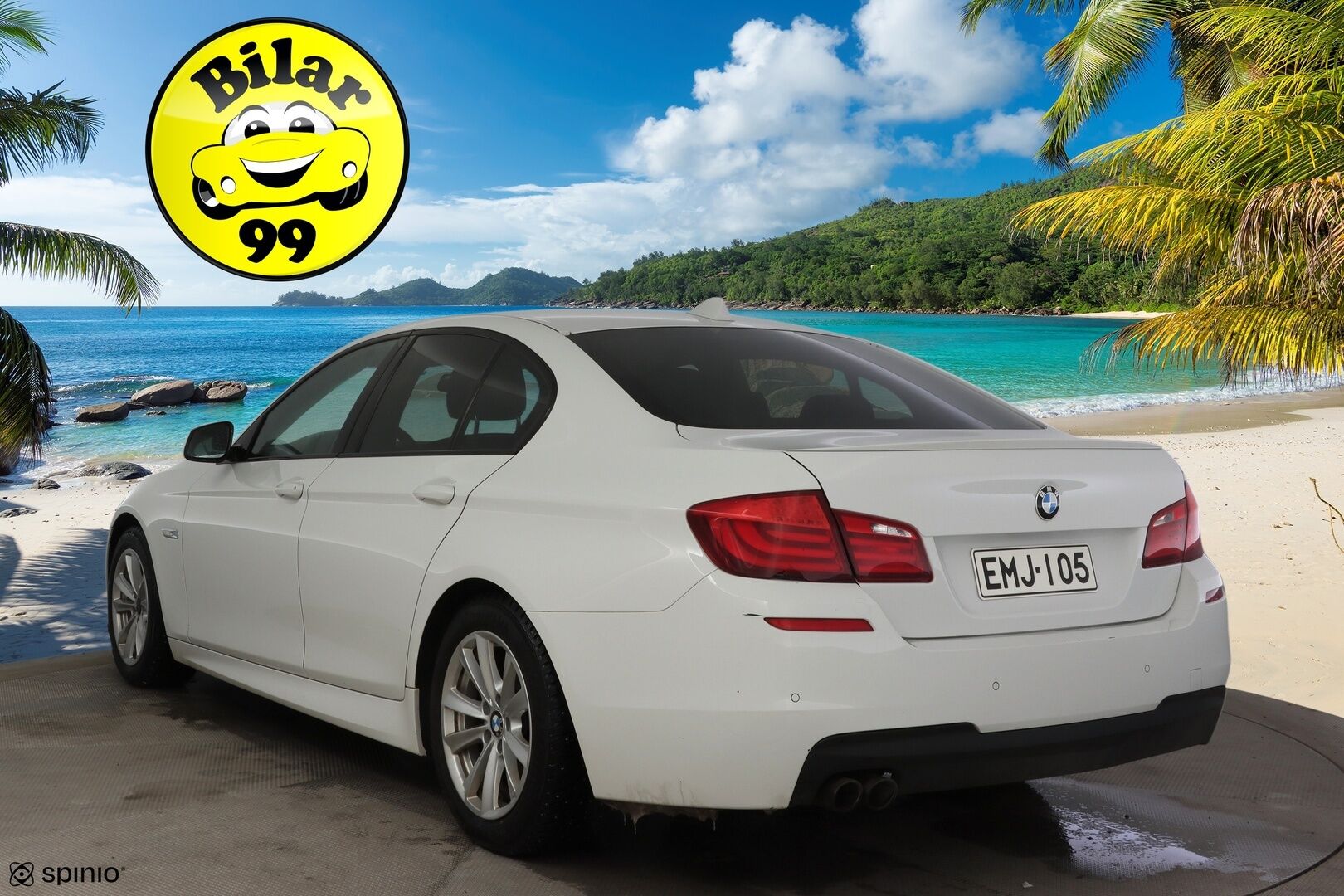 BMW 520 2013 TwinPower Turbo A F10 Sedan Business M-Sport ** Suomiauto / Hifit / Black Panel / Muistipenkki kuskilla / Bluetooth ** - *2x renkaat & vanteet / Sport-vaihteisto / Huollettu 254tkm kohdalla*