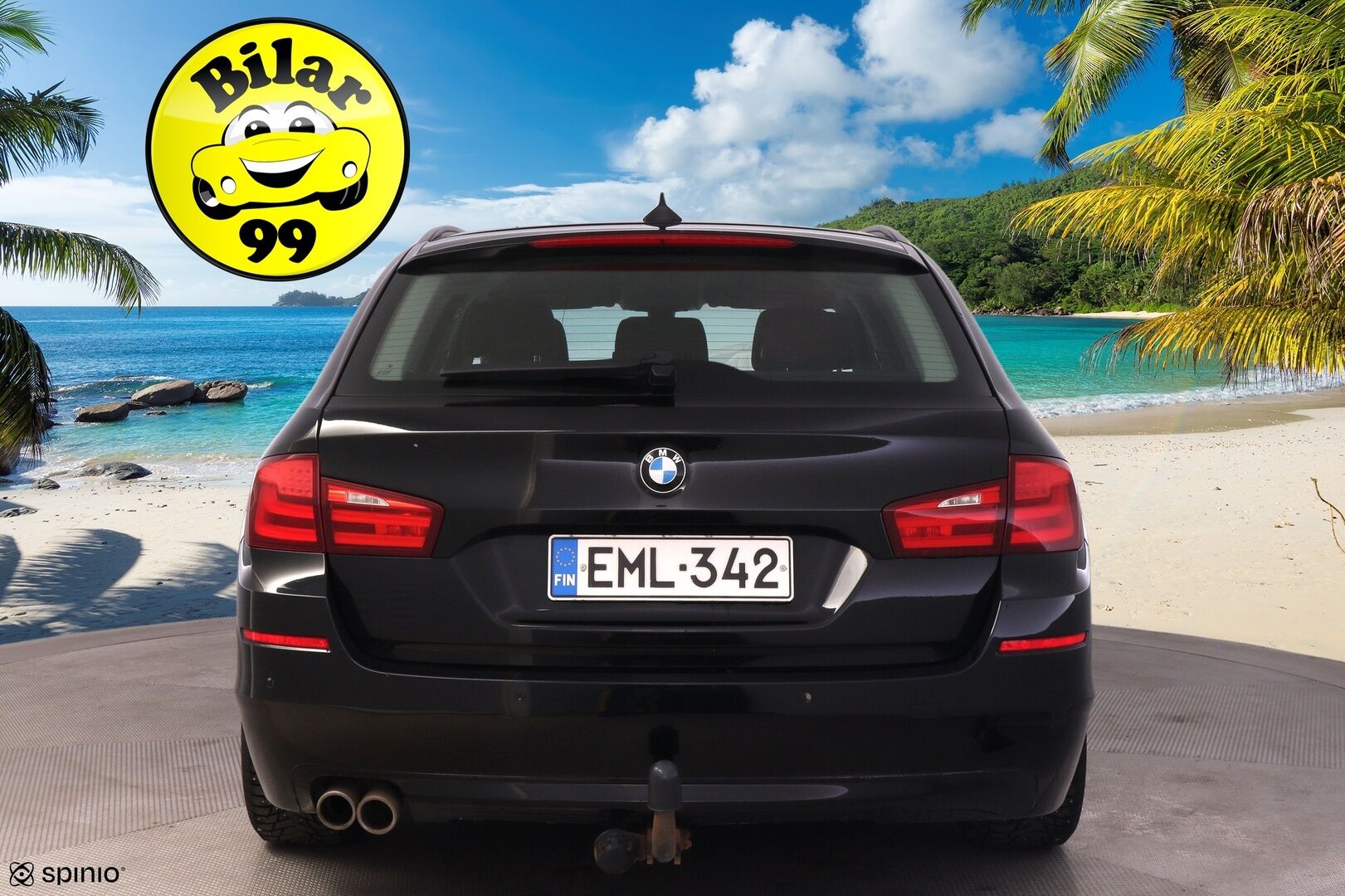 BMW 520 2013 TwinPower Turbo A F11 Touring Business Automatic *Vakionopeudensäädin / Lohko+S.lämmitin / Vetokoukku / S.Luukku* - *Asiallisesti huollettu / Kahdet hyvät renkaat alumiinivantein*