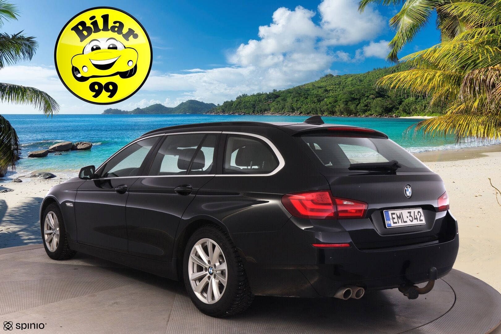 BMW 520 2013 TwinPower Turbo A F11 Touring Business Automatic *Vakionopeudensäädin / Lohko+S.lämmitin / Vetokoukku / S.Luukku* - *Asiallisesti huollettu / Kahdet hyvät renkaat alumiinivantein / Juuri Katsastettu!*
