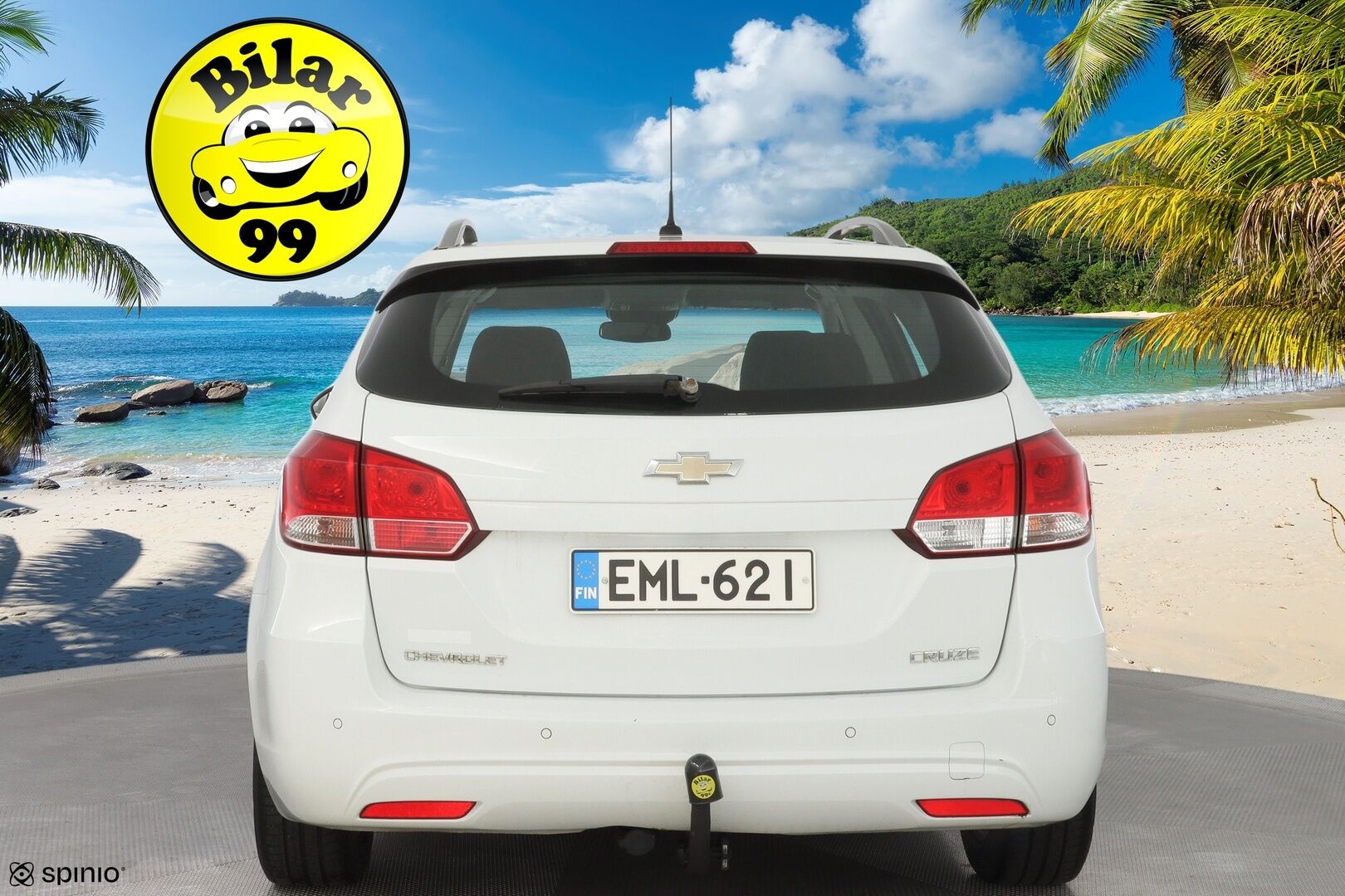 Chevrolet Cruze 2013 SW LT 1,6 91kW MT5 * Vetokoukku / Ilmastointi / Bluetooth / Lohko / Vakkari * - Suomi-auto / Kahdet renkaat alumiinivantein / Myydään juuri katsastettuna
