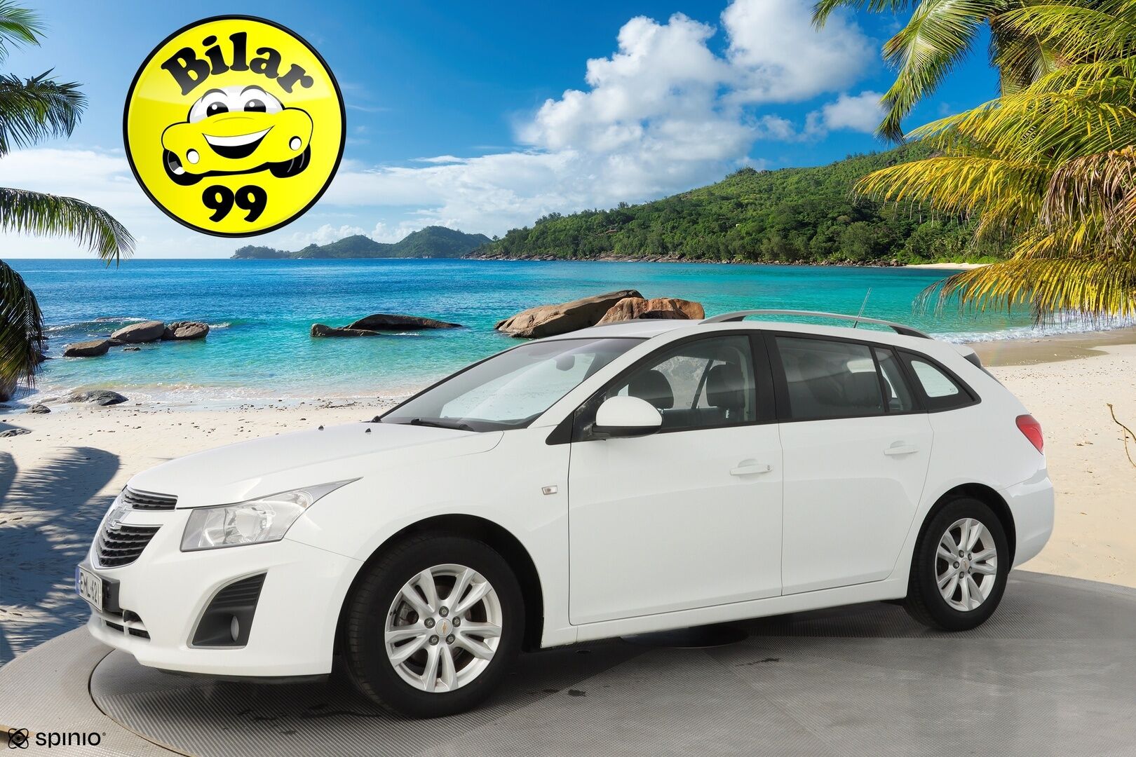Chevrolet Cruze 2013 SW LT 1,6 91kW MT5 * Vetokoukku / Ilmastointi / Bluetooth / Lohko / Vakkari * - Suomi-auto / Kahdet renkaat alumiinivantein / Myydään juuri katsastettuna
