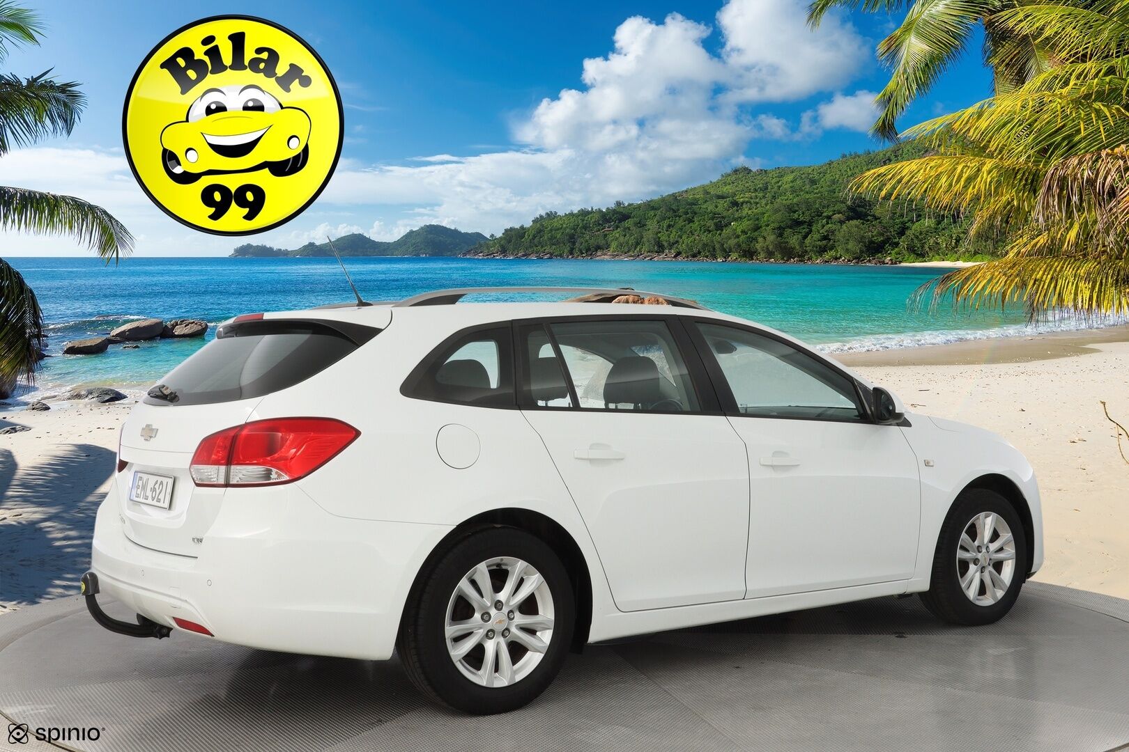 Chevrolet Cruze 2013 SW LT 1,6 91kW MT5 * Vetokoukku / Ilmastointi / Bluetooth / Lohko / Vakkari * - Suomi-auto / Kahdet renkaat alumiinivantein / Myydään juuri katsastettuna