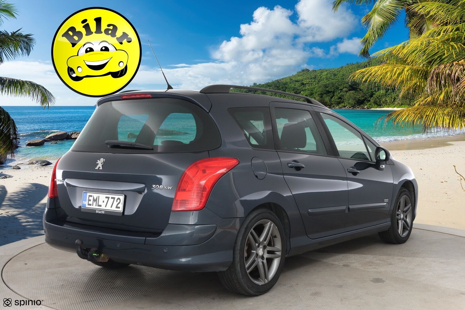 Peugeot 308 2013 SW Style Sportium VTi 120 *Myydään Huutokaupat.com* - *Myydään Huutokaupat.com* | P-Tutka | | Vetokoukku | Penkinlämmittimet | Lohko ja sisäpistoke | Hyvä huoltohistoria