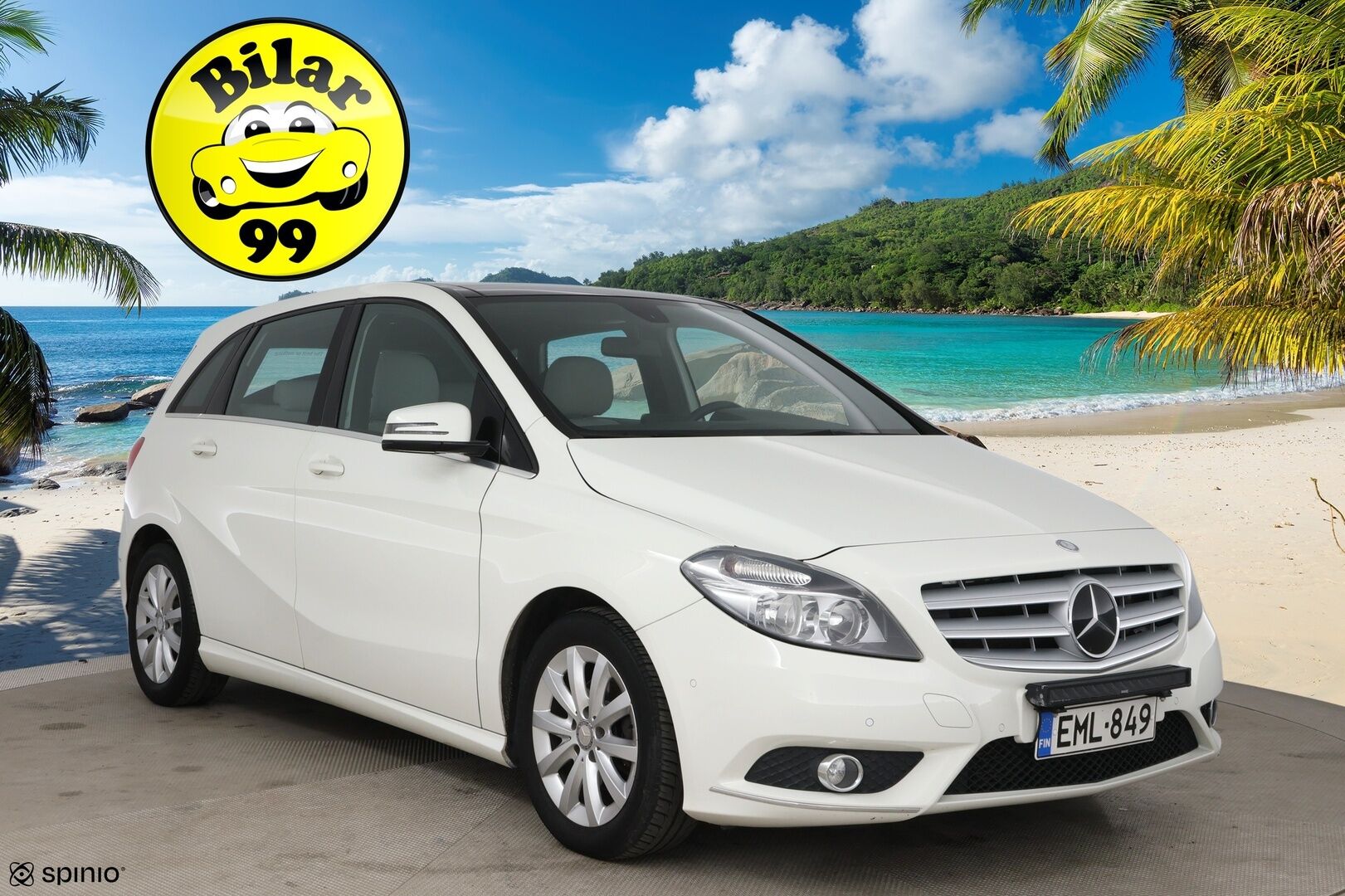 Mercedes-Benz B 2013 180 BE A Premium Business / Suomi-Auto / Vakkari / Navi / Koukku - Panorama / P. Tutkat / Hyvällä huoltohistorialla! 