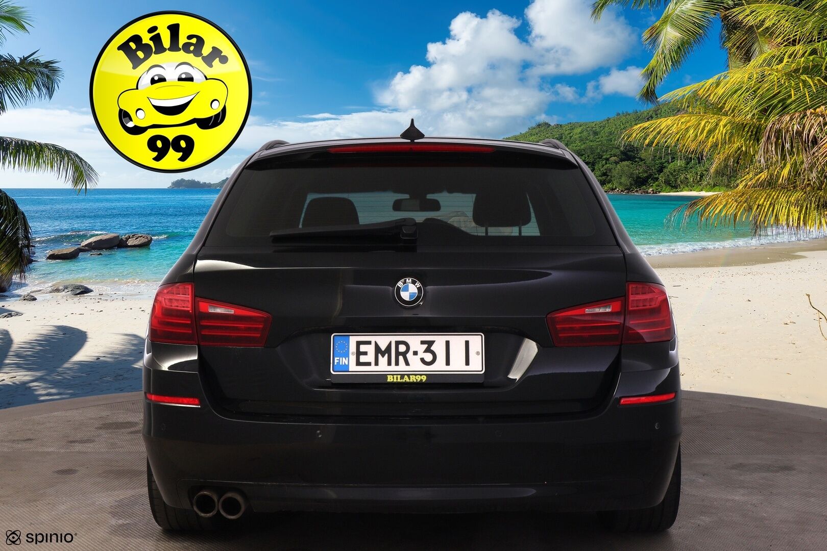 BMW 518 2014 F11 Touring 518d TwinPower Turbo A Business Automatic * Myydään huutokaupat.com* - *Suomi-auto / P. Tutkat / Lohko+sis.p / S. Luukku / Xenon*