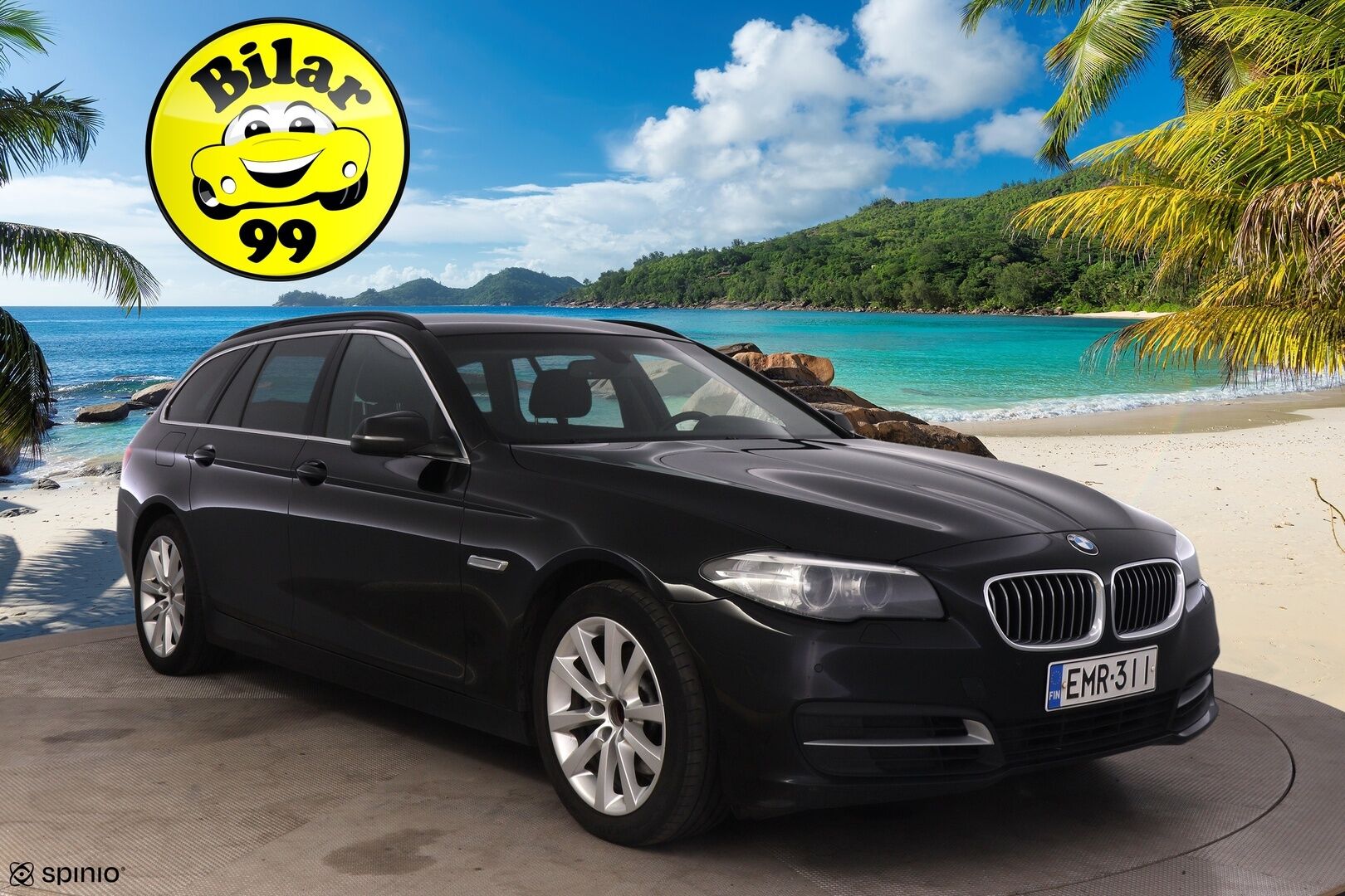 BMW 518 2014 F11 Touring 518d TwinPower Turbo A Business Automatic * Myydään huutokaupat.com* - *Suomi-auto / P. Tutkat / Lohko+sis.p / S. Luukku / Xenon*