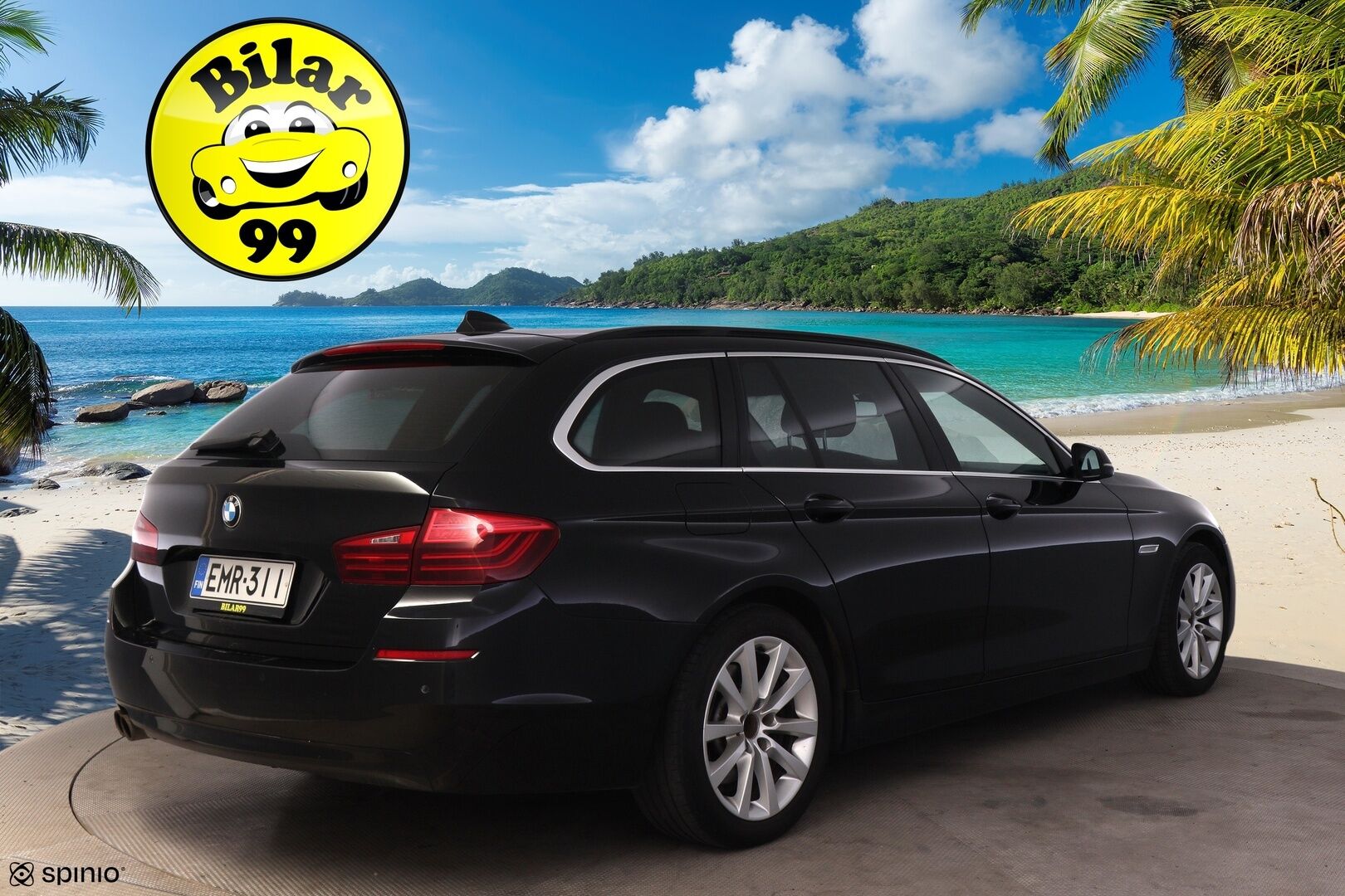 BMW 518 2014 F11 Touring 518d TwinPower Turbo A Business Automatic * Myydään huutokaupat.com* - *Suomi-auto / P. Tutkat / Lohko+sis.p / S. Luukku / Xenon*