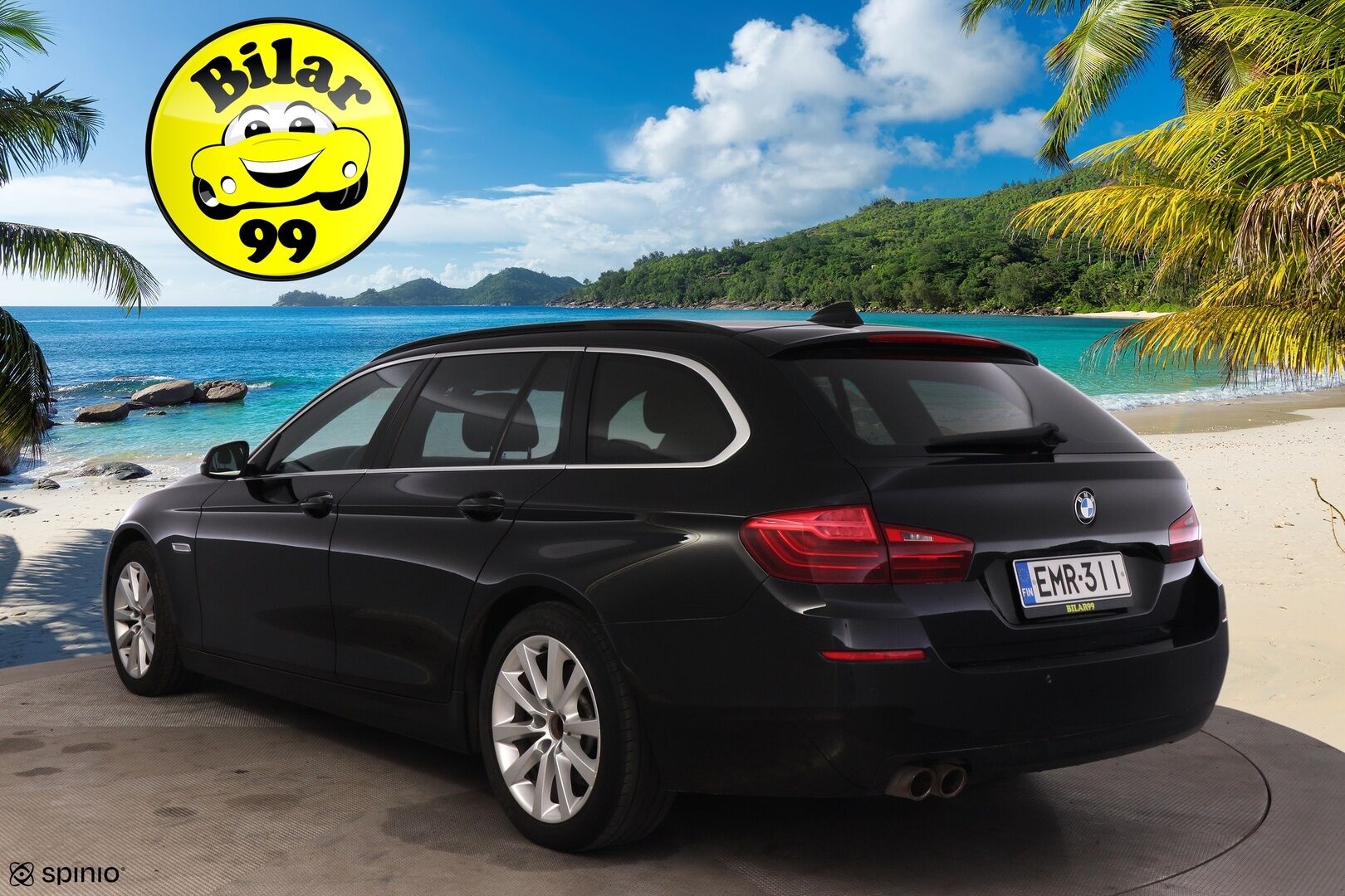 BMW 518 2014 F11 Touring 518d TwinPower Turbo A Business Automatic * Myydään huutokaupat.com* - *Suomi-auto / P. Tutkat / Lohko+sis.p / S. Luukku / Xenon*