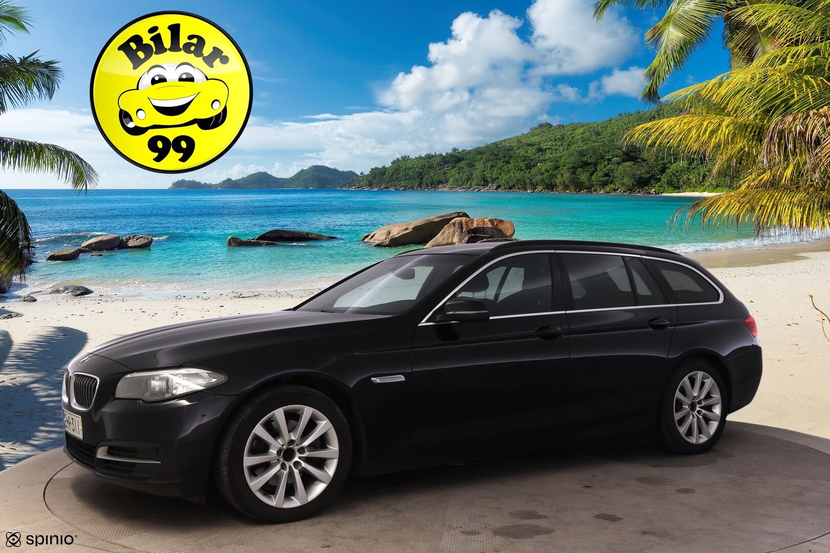 BMW 518 2014 F11 Touring 518d TwinPower Turbo A Business Automatic * Myydään huutokaupat.com* - *Suomi-auto / P. Tutkat / Lohko+sis.p / S. Luukku / Xenon*