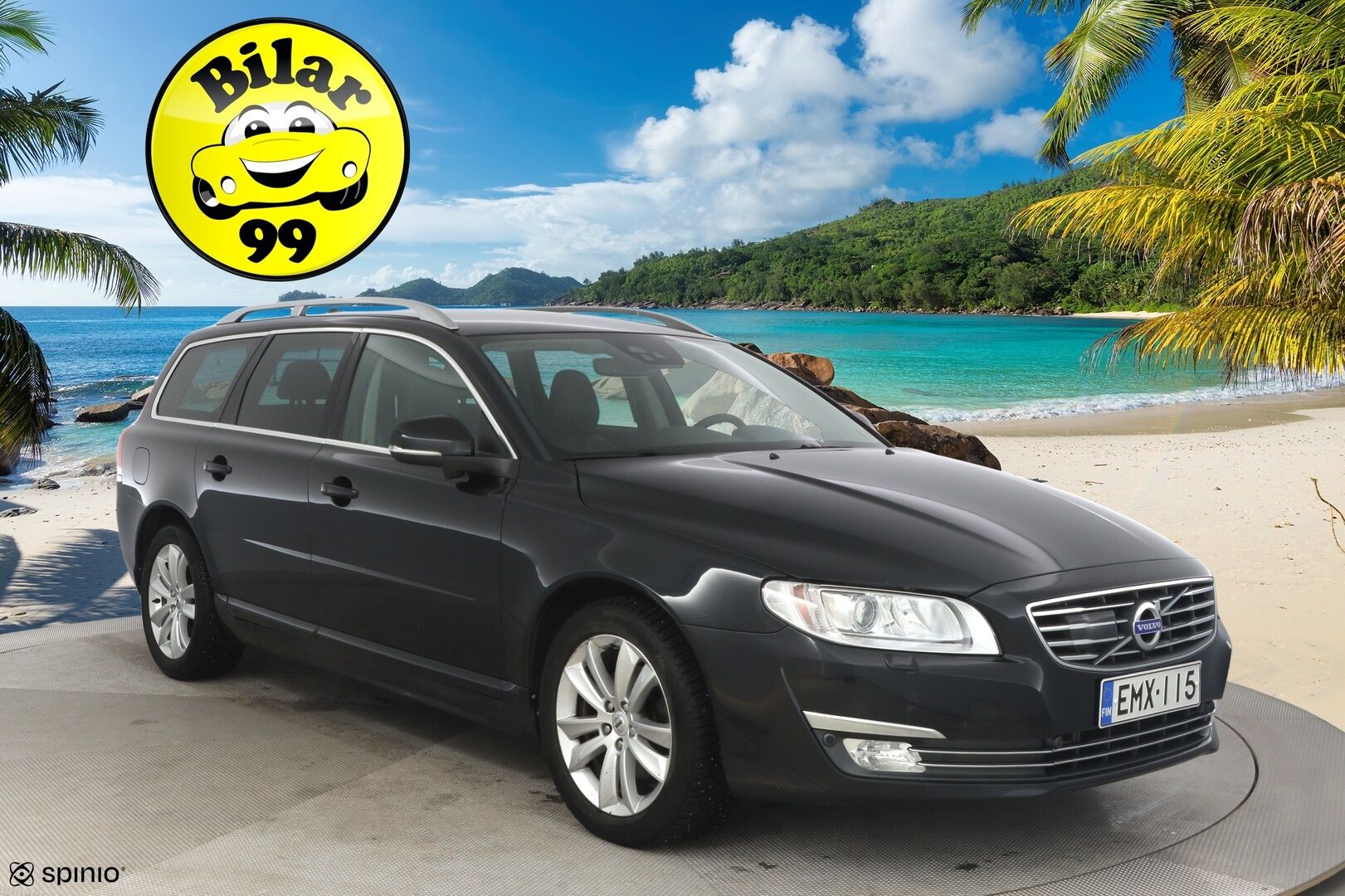 Volvo V70 2015 D4 Business Summum aut * Webasto / Voc / Adapt. Vak / Vetokoukku / Muistipenkki / Nahkasisusta * - * Suomi-auto / Kahdet hyvät renkaat / Leimaa 7/26 saakka *