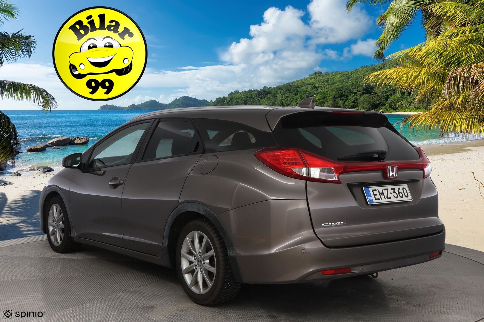 Honda Civic 2014 Tourer 1,8i Lifestyle Business HID * Suomiauto / Peruutuskamera / Vakkari / Lohko&Sisäpistoke / Peruutustutkat / HiFi - Hyvät huollot / 2x Hyvät renkaat / Juuri tullut Tampereelle!