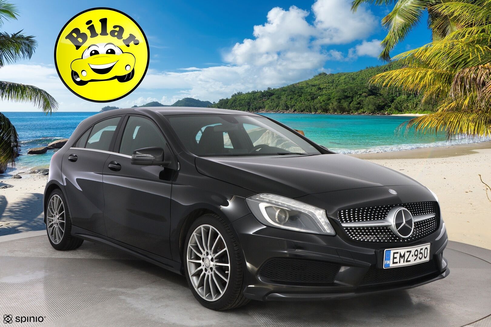 Mercedes-Benz A 2014 200 BE A Premium Business AMG - 2OM Suomiauto | Webasto | Vetokoukku | Peruutuskamera | Nahka-Alcantara | Bi-Xenon | Näyttävä!