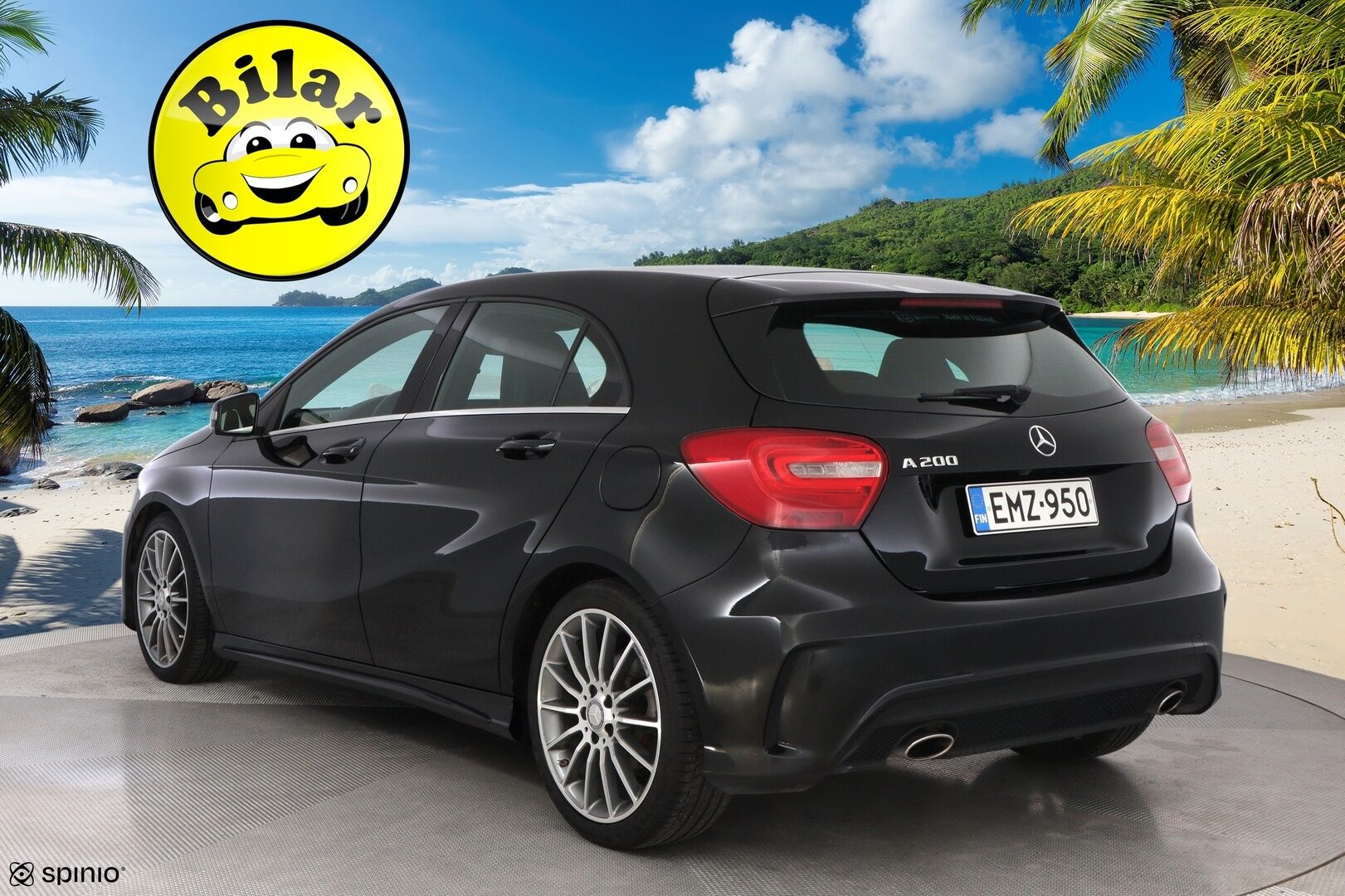Mercedes-Benz A 2014 200 BE A Premium Business AMG - 2OM Suomiauto | Webasto | Vetokoukku | Peruutuskamera | Nahka-Alcantara | Bi-Xenon | Näyttävä!