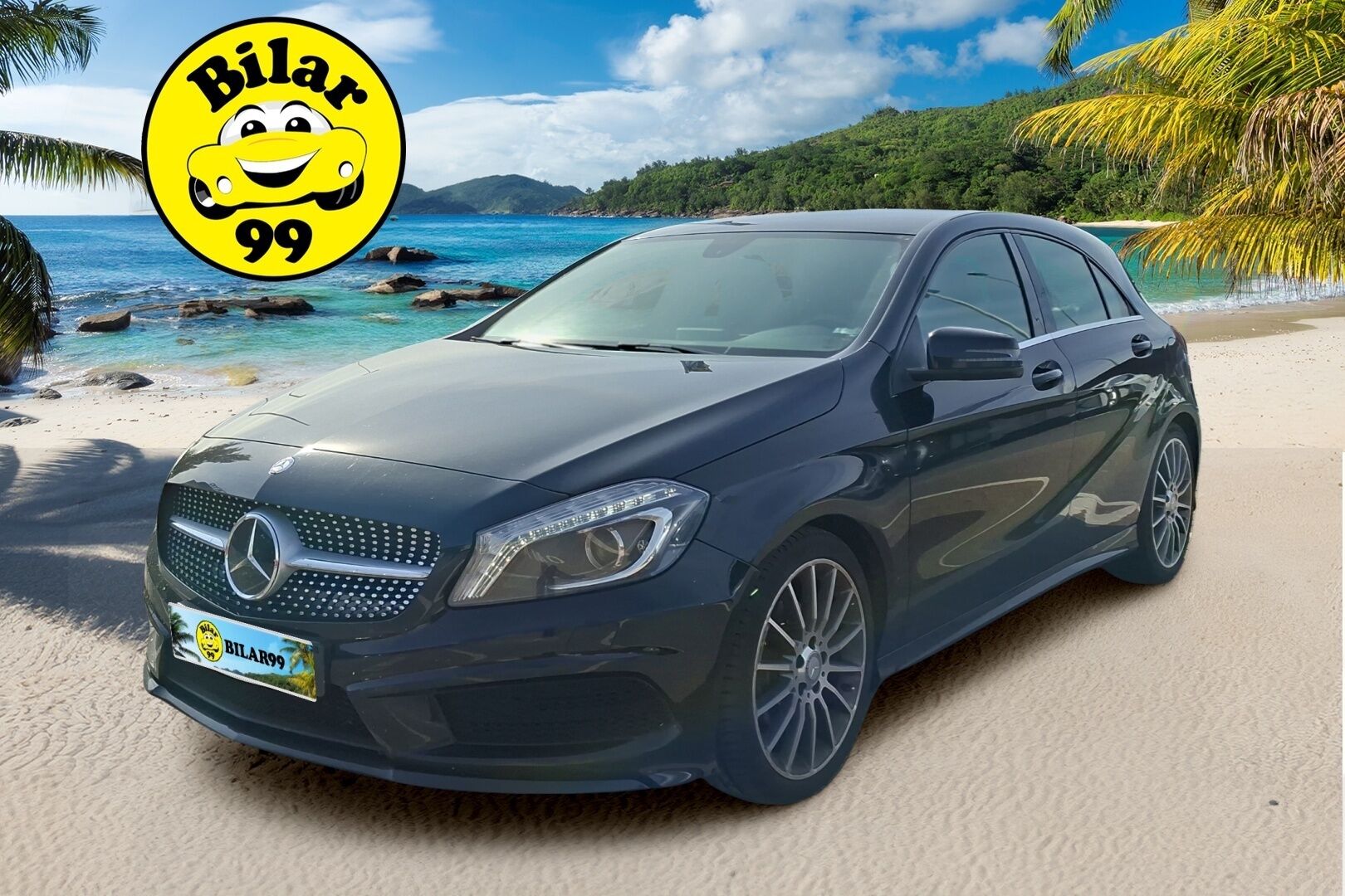 Mercedes-Benz A 2014 200 BE A Premium Business AMG - 2OM Suomiauto | Webasto | Vetokoukku | Peruutuskamera | Nahka-Alcantara | Bi-Xenon | Näyttävä!