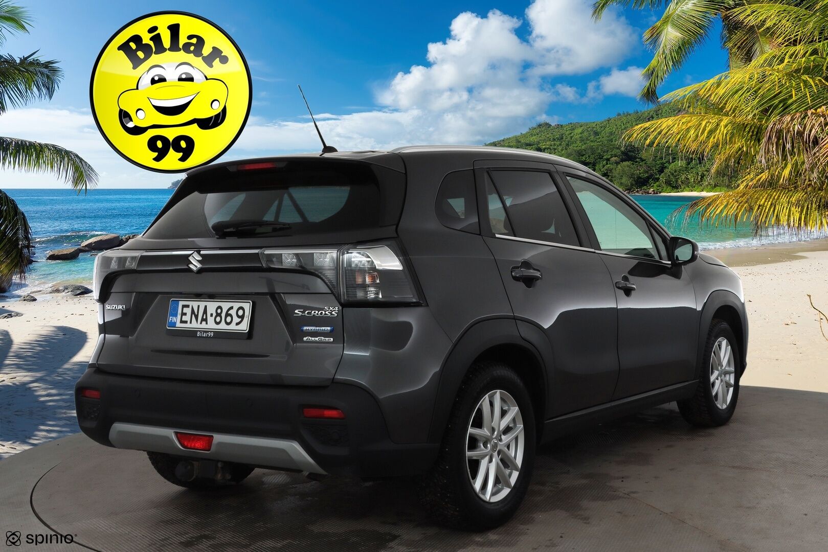 Suzuki S-Cross 2022 1,4 BOOSTERJET 4WD GL+ 6AT HYBRID * Webasto / ACC / P.kamera / LED / Koukku * - Suomi-auto / Kahdet renkaat aluvanteilla / Merkkihuollettu - HULLUT JOULUT KORKOTARJOUS 2,49% 