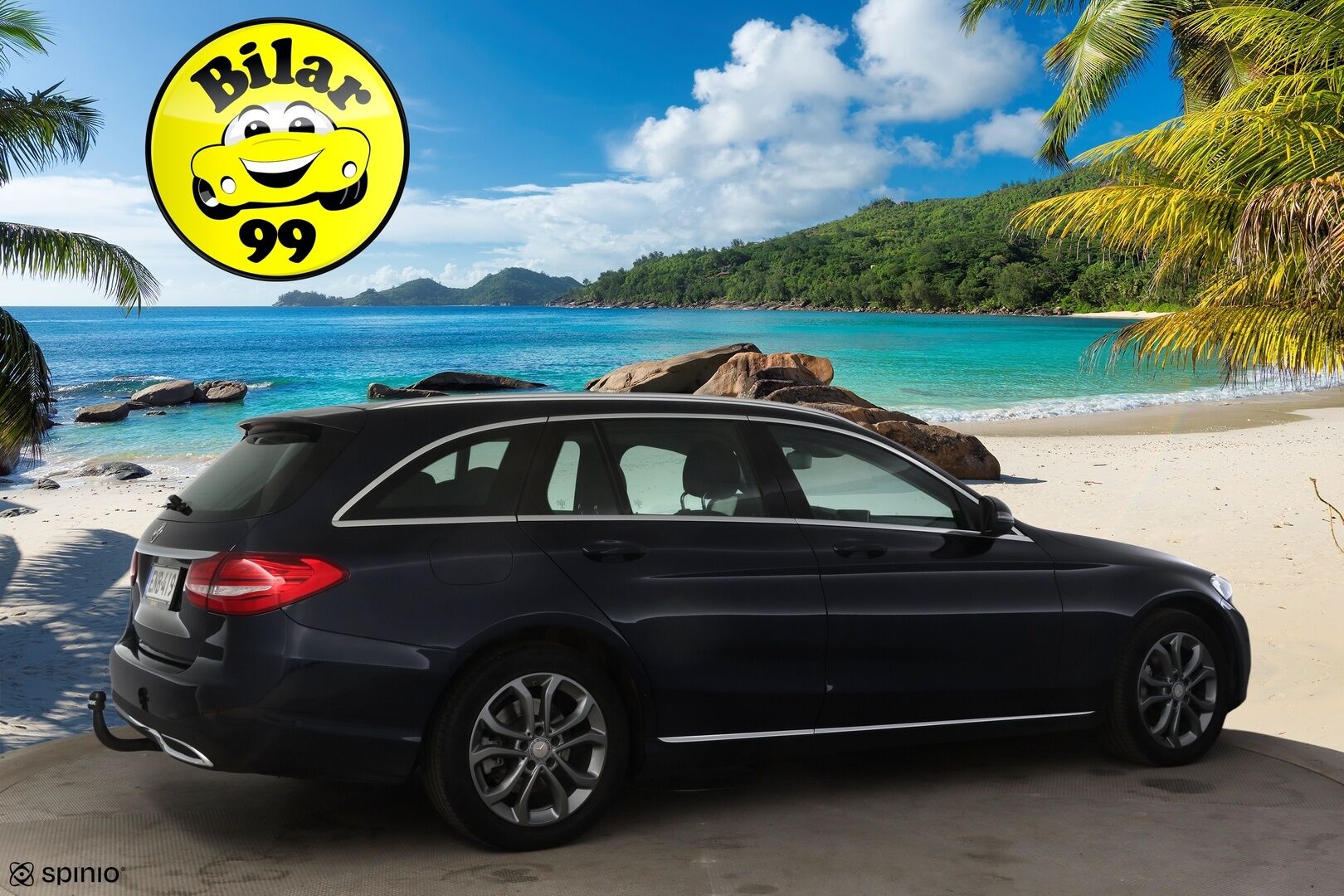 MERCEDES-BENZ C 2017 220 d 4Matic T A Premium Business * Burmester / Vetokoukku / Sähkökontti / Navi / Vakkari * - Juuri huollettu! / Kahdet renkaat aluvanteilla