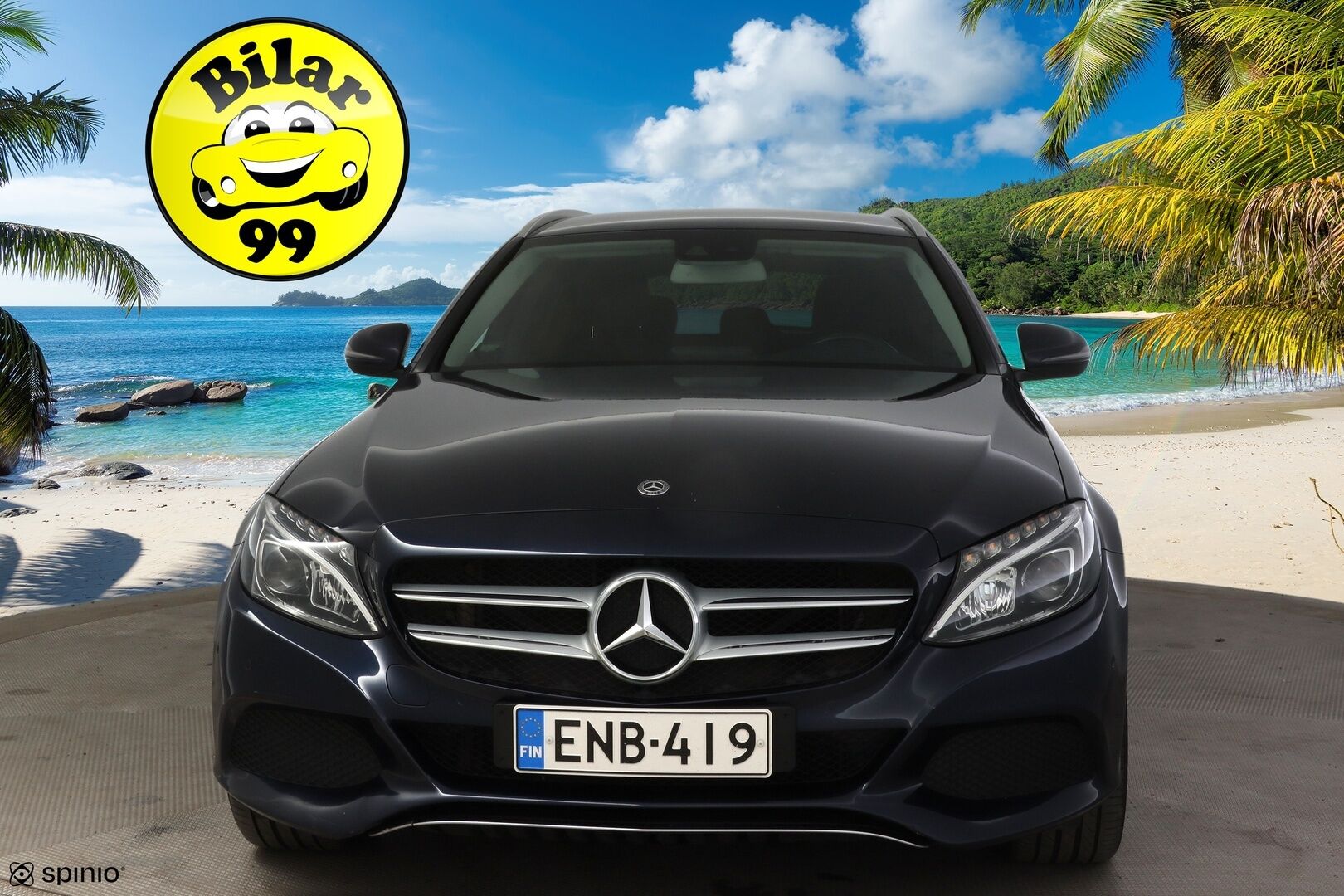 MERCEDES-BENZ C 2017 220 d 4Matic T A Premium Business * Burmester / Vetokoukku / Sähkökontti / Navi / Vakkari * - Juuri huollettu! / Kahdet renkaat aluvanteilla