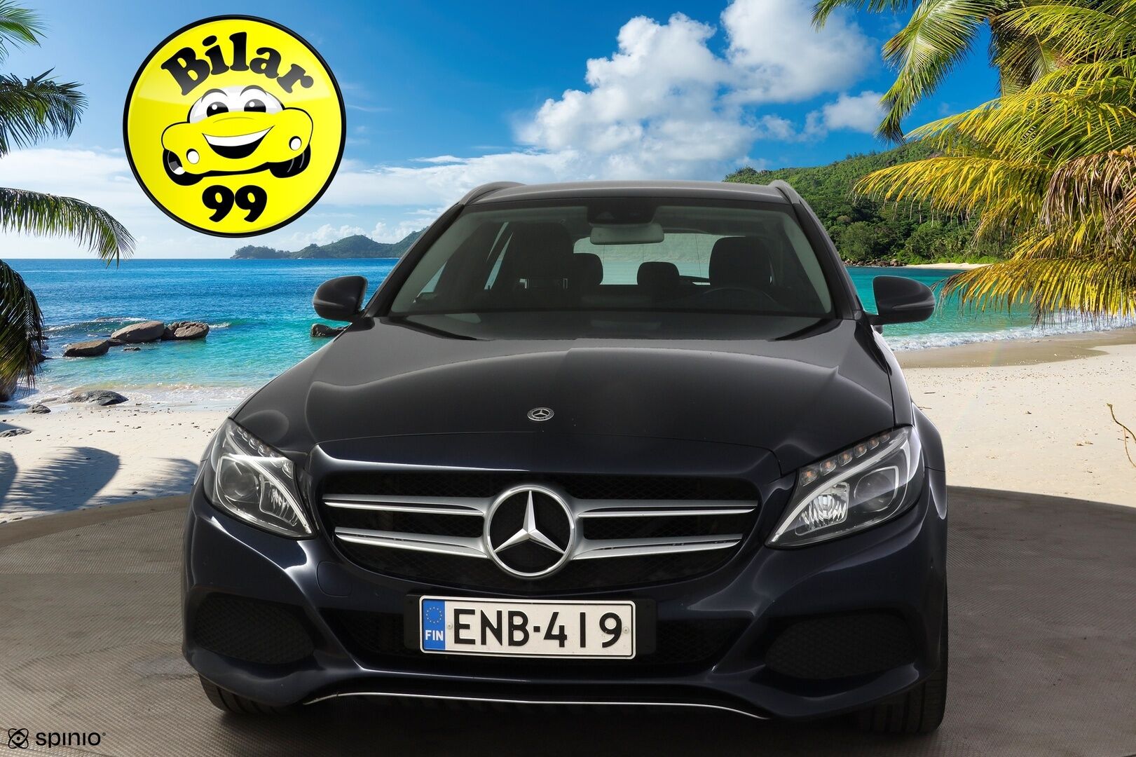 MERCEDES-BENZ C 2017 220 d 4Matic T A Premium Business * Burmester / Vetokoukku / Sähkökontti / Navi / Vakkari * - Juuri huollettu! / Kahdet renkaat aluvanteilla