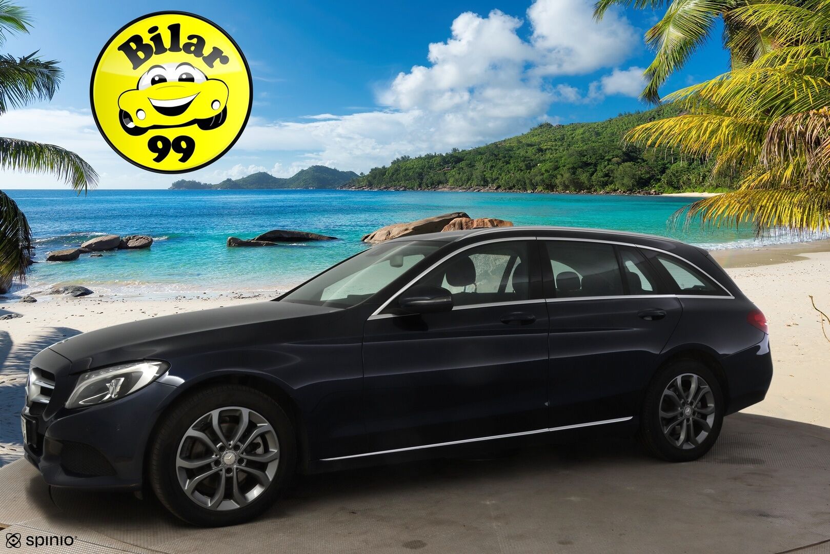 MERCEDES-BENZ C 2017 220 d 4Matic T A Premium Business * Burmester / Vetokoukku / Sähkökontti / Navi / Vakkari * - Juuri huollettu! / Kahdet renkaat aluvanteilla