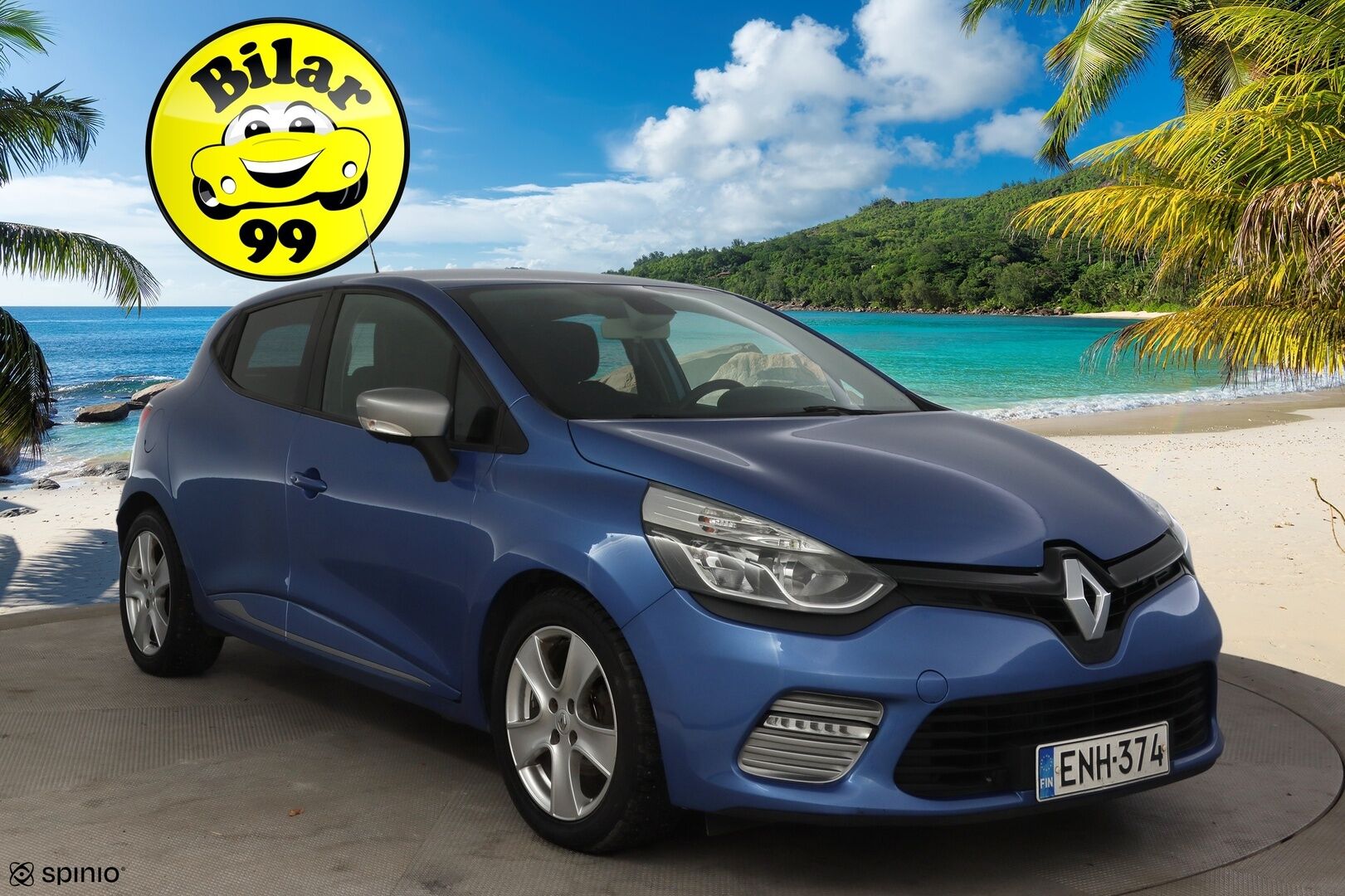 Renault Clio 2015 Energy TCe 90 GT Line * Lohkolämmitin / KeylessGo / Vakkari / Navigointi / Bluetooth * - * Hyvin huollettu Suomi-auto / GT-Line  / Taloudellinen ja ripeä *