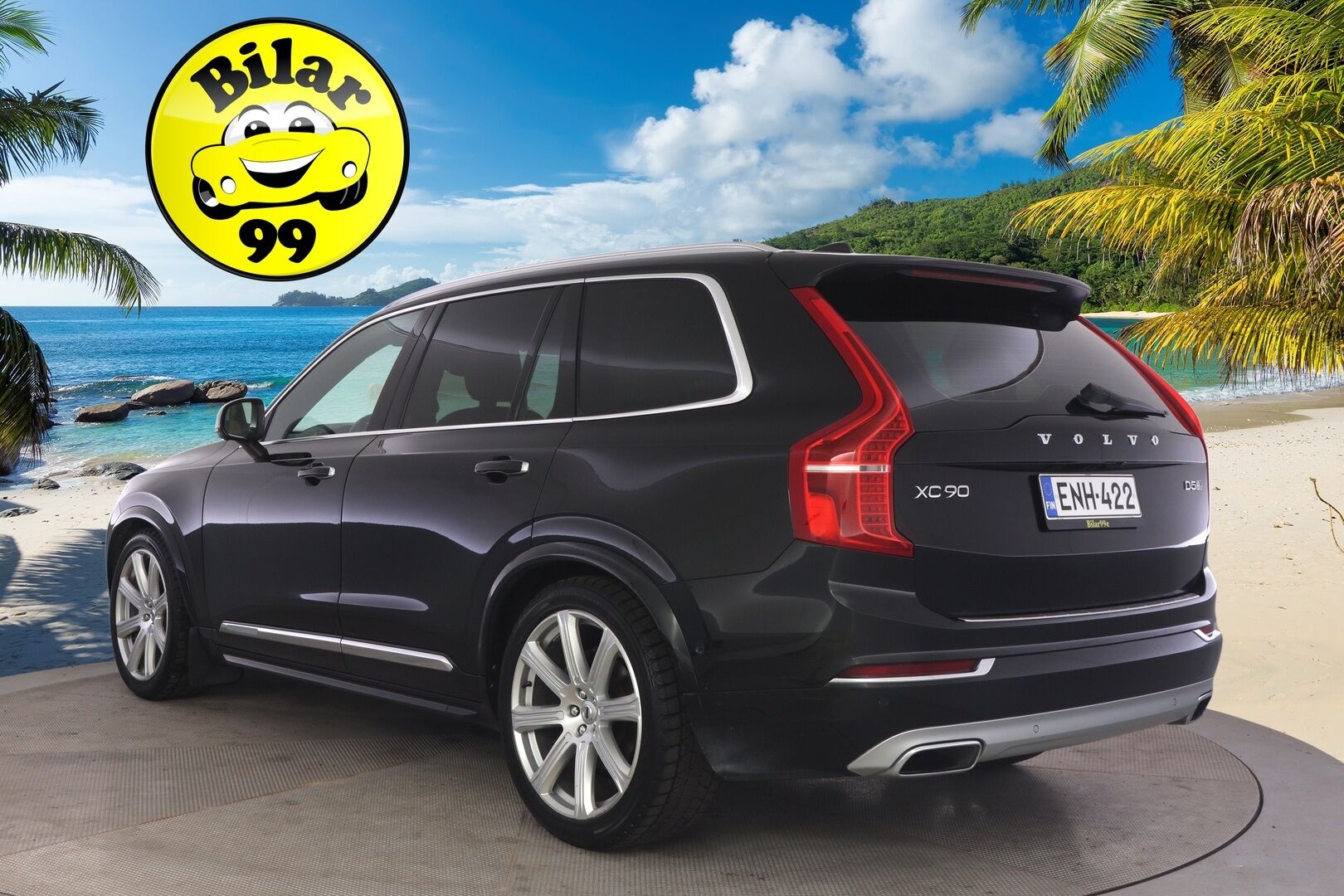 Volvo XC90 2016 D5 AWD First Edition aut *HUD / 360 / KOUKKU / ILMASTOIDUT JA HIEROVAT / PANORAMA / 7P / BOWER & WILKINS* - *Suomi-auto / Häikäisevät Varusteet / Hyvin Huollettu!*