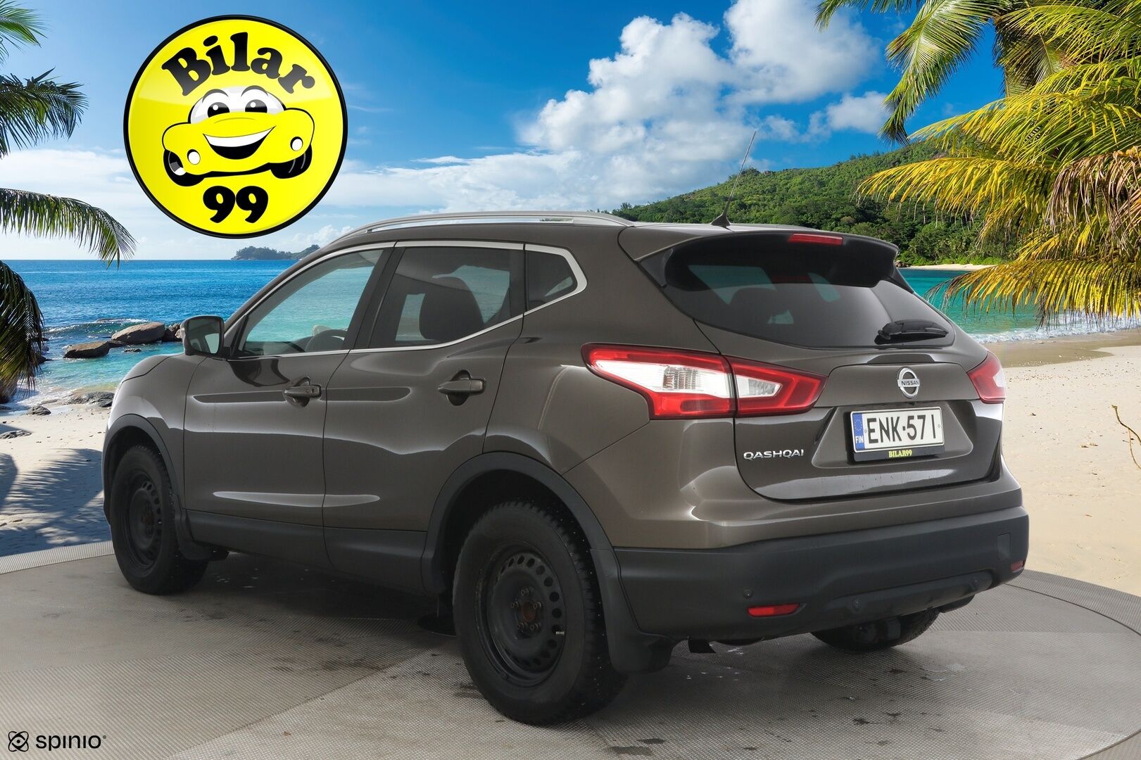 Nissan Qashqai 2015 DIG-T 115 Business 360 2WD Xtronic Leather ** YritysOutlet - Myydään vain yrityksille - * Nahat / 360 kamera / panoraama / Koukku / Katsastettu 9/2025 *