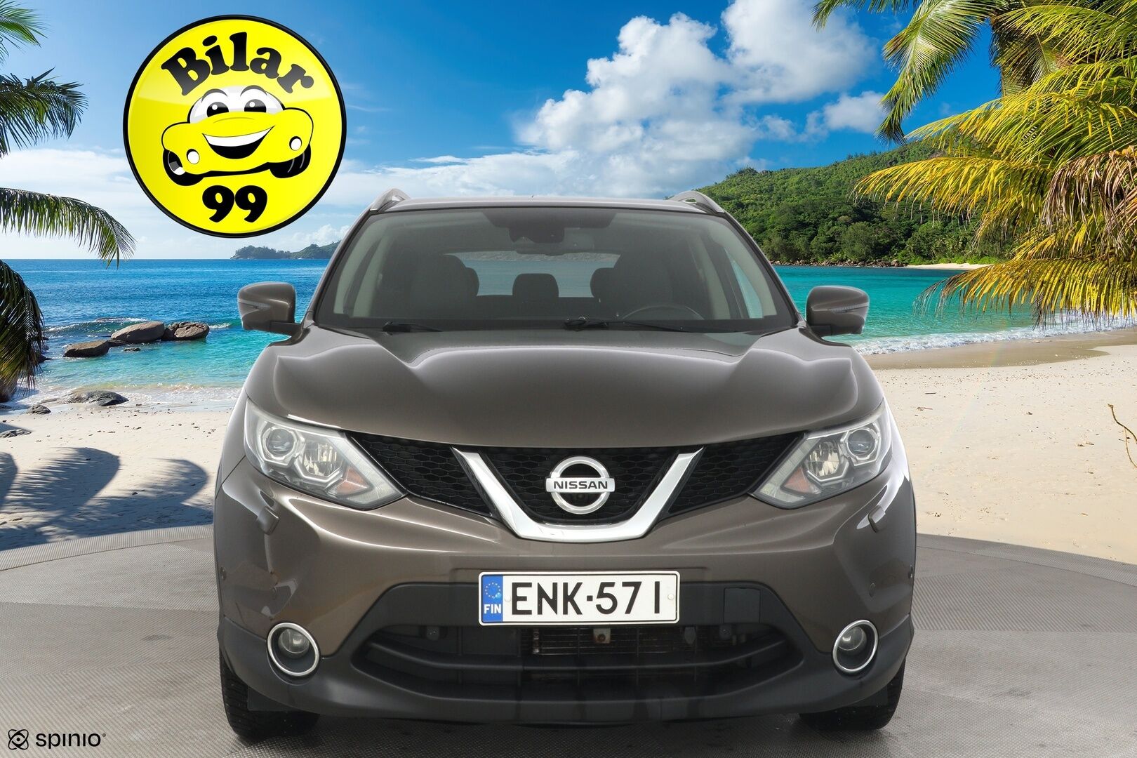 Nissan Qashqai 2015 DIG-T 115 Business 360 2WD Xtronic Leather ** YritysOutlet - Myydään vain yrityksille - * Nahat / 360 kamera / panoraama / Koukku / Katsastettu 9/2025 *