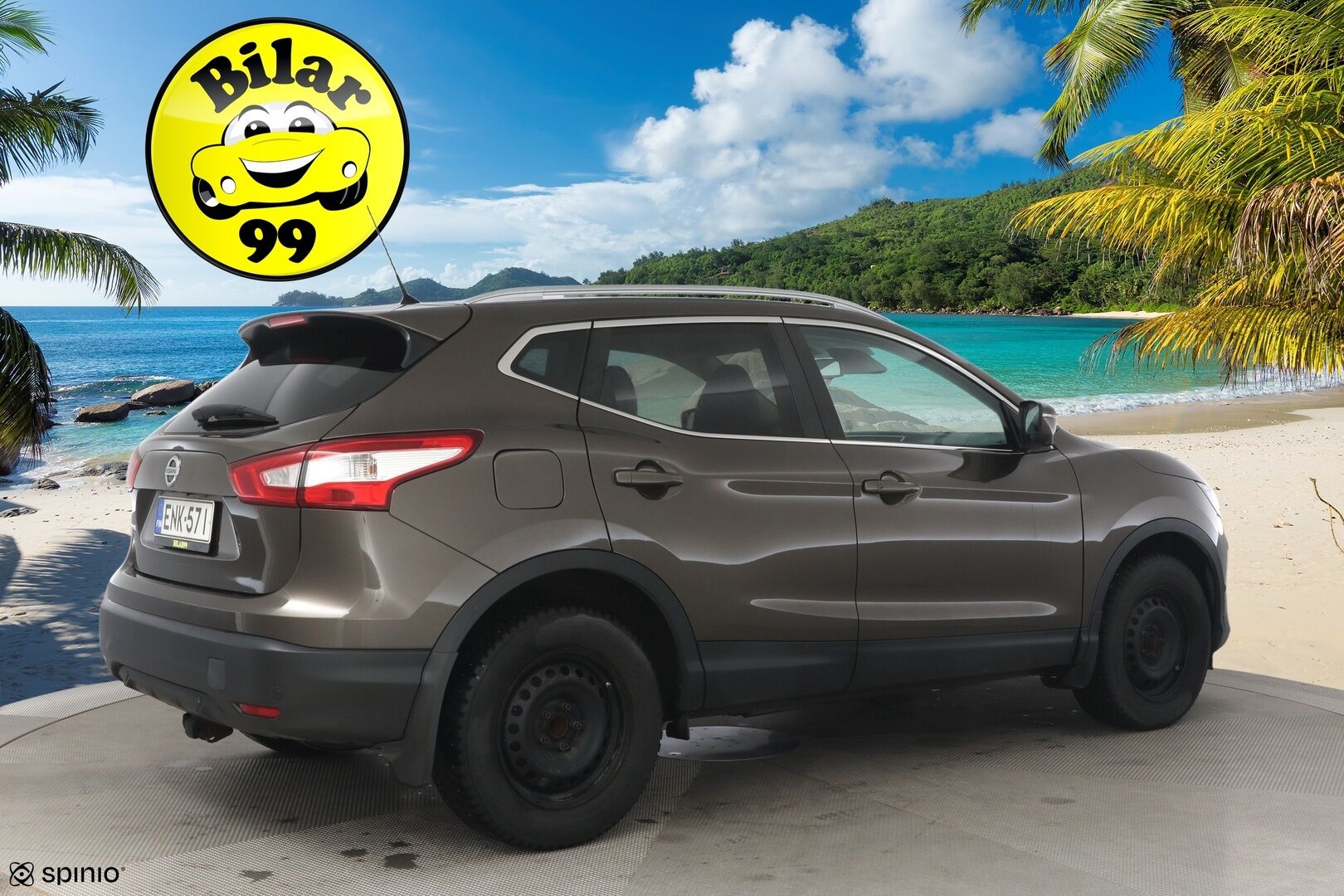 Nissan Qashqai 2015 DIG-T 115 Business 360 2WD Xtronic Leather ** YritysOutlet - Myydään vain yrityksille - * Nahat / 360 kamera / panoraama / Koukku / Katsastettu 9/2025 *