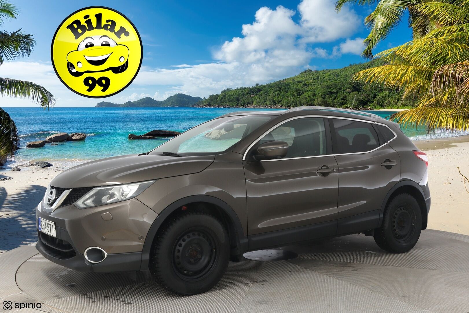 Nissan Qashqai 2015 DIG-T 115 Business 360 2WD Xtronic Leather ** YritysOutlet - Myydään vain yrityksille - * Nahat / 360 kamera / panoraama / Koukku / Katsastettu 9/2025 *