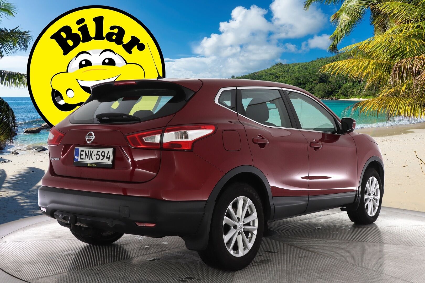 Nissan Qashqai 2015 DIG-T 115 Acenta 2WD 6M/T Safety Pack - Vakkari | Tutkat | Bluetooth | Lane Assist | Koukku | Lohko+sisäp.