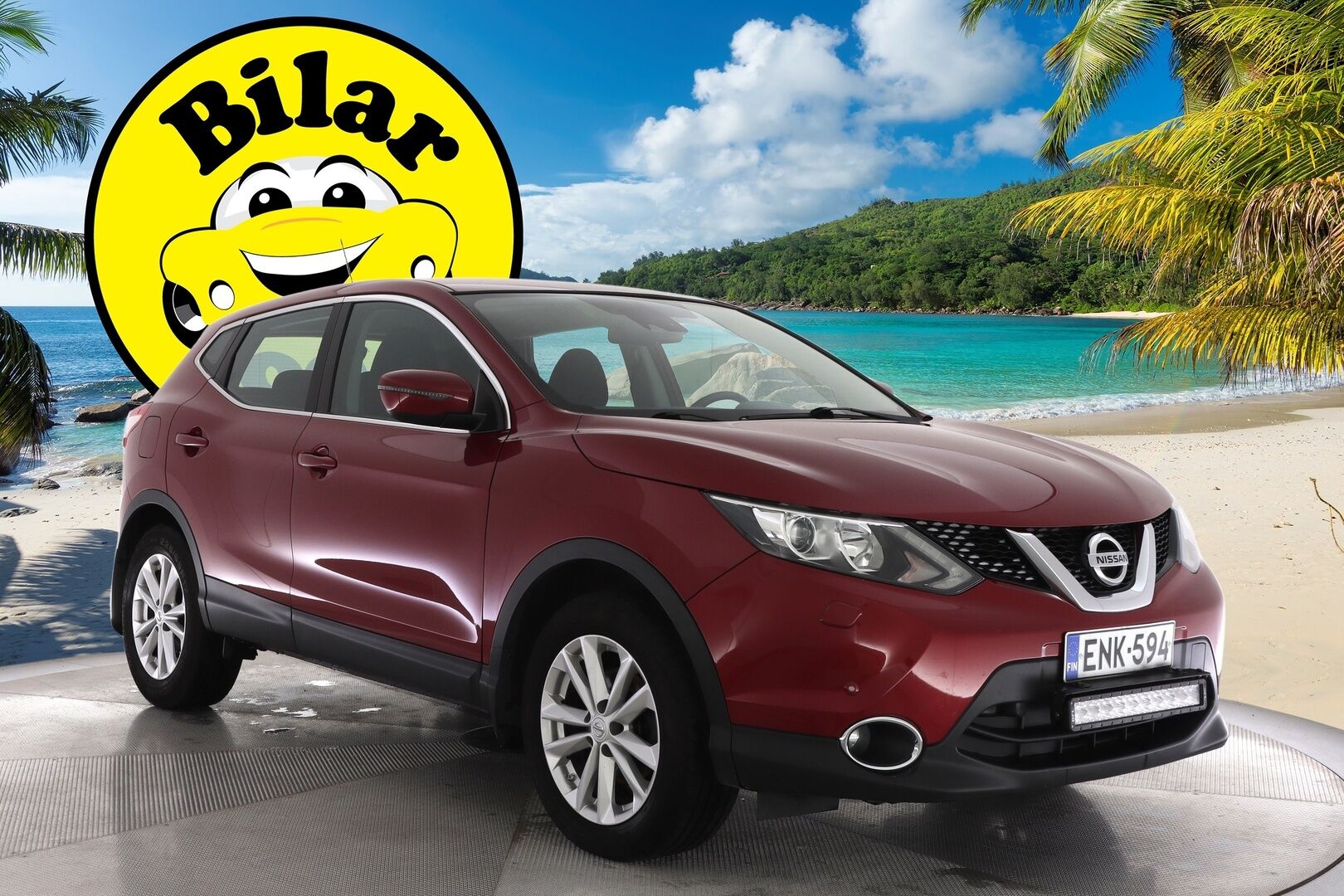 Nissan Qashqai 2015 DIG-T 115 Acenta 2WD 6M/T Safety Pack - Vakkari | Tutkat | Bluetooth | Lane Assist | Koukku | Lohko+sisäp.