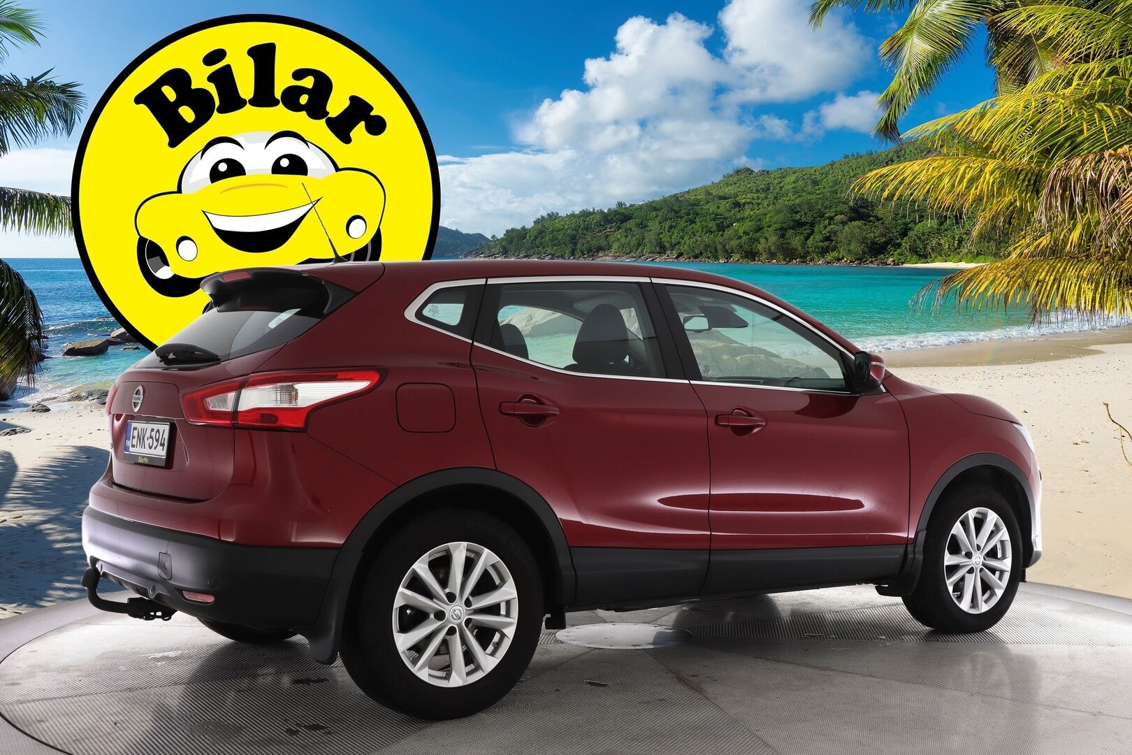 Nissan Qashqai 2015 DIG-T 115 Acenta 2WD 6M/T Safety Pack - Vakkari | Tutkat | Bluetooth | Lane Assist | Koukku | Lohko+sisäp.