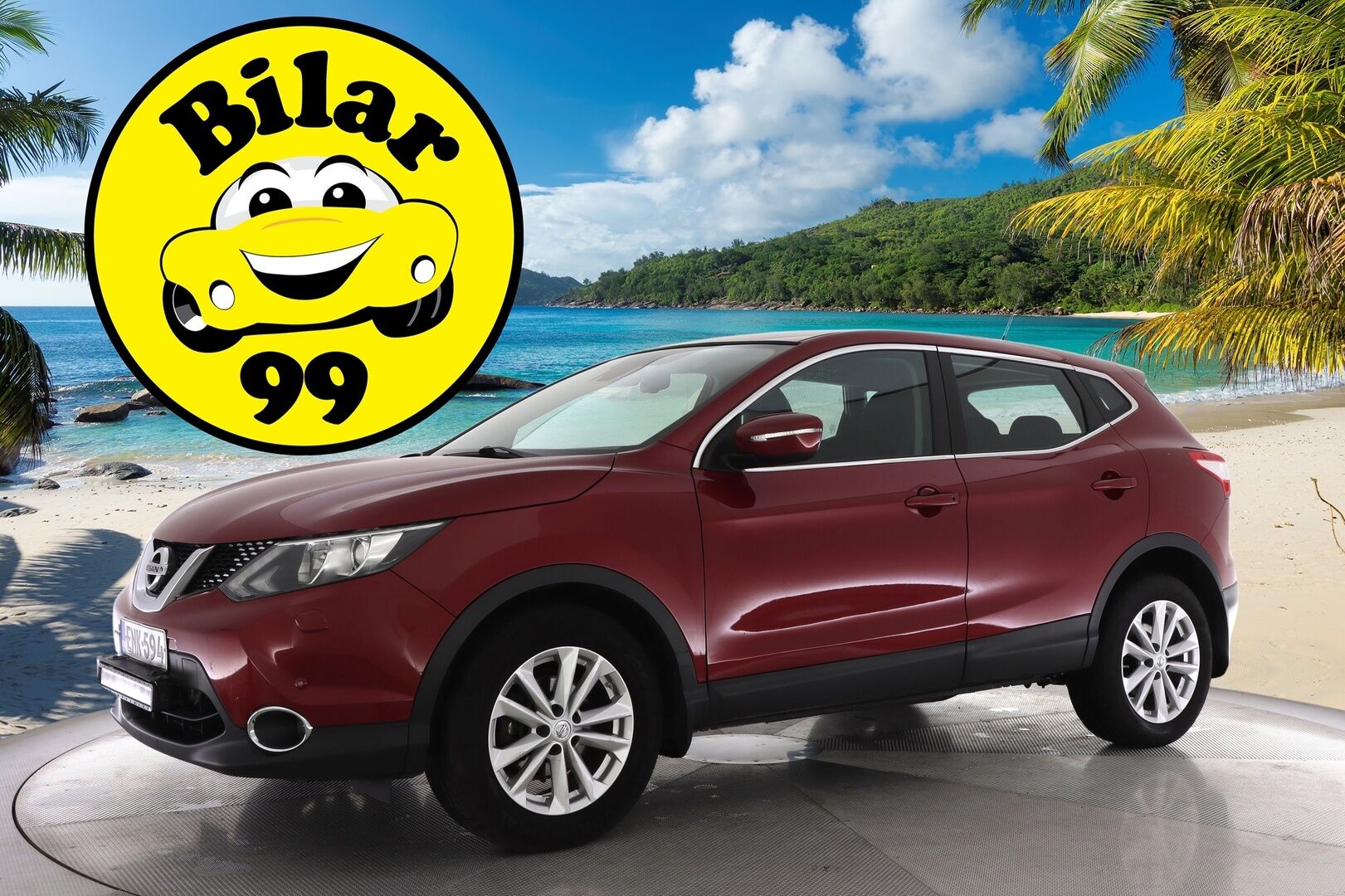 Nissan Qashqai 2015 DIG-T 115 Acenta 2WD 6M/T Safety Pack - Vakkari | Tutkat | Bluetooth | Lane Assist | Koukku | Lohko+sisäp.