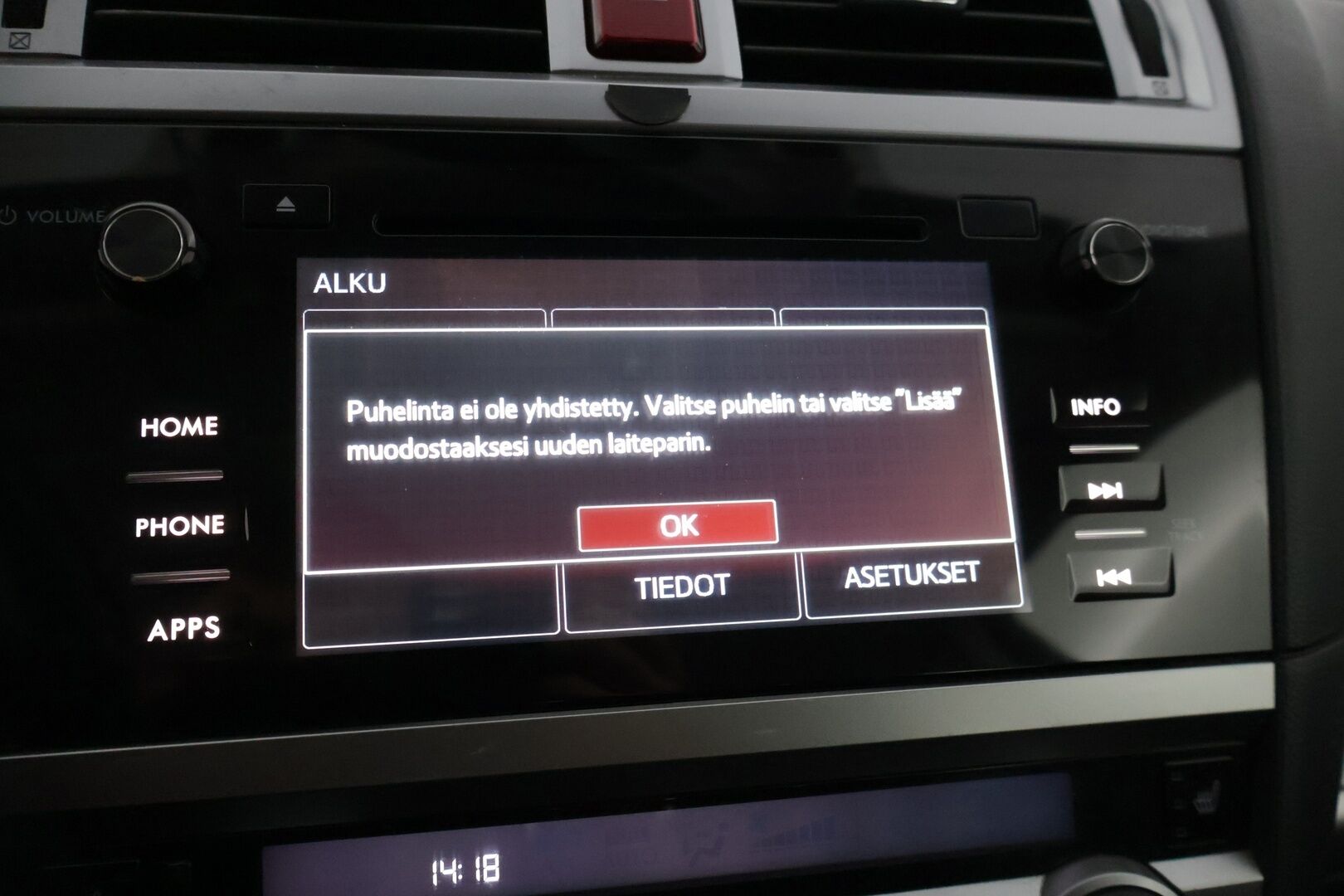 Subaru Outback 2015 2,0 TD Base CVT *Myydään huutokaupat.com / Webasto / Adapt vakkari / Kamera * - * Myydään Huutokaupat.com *