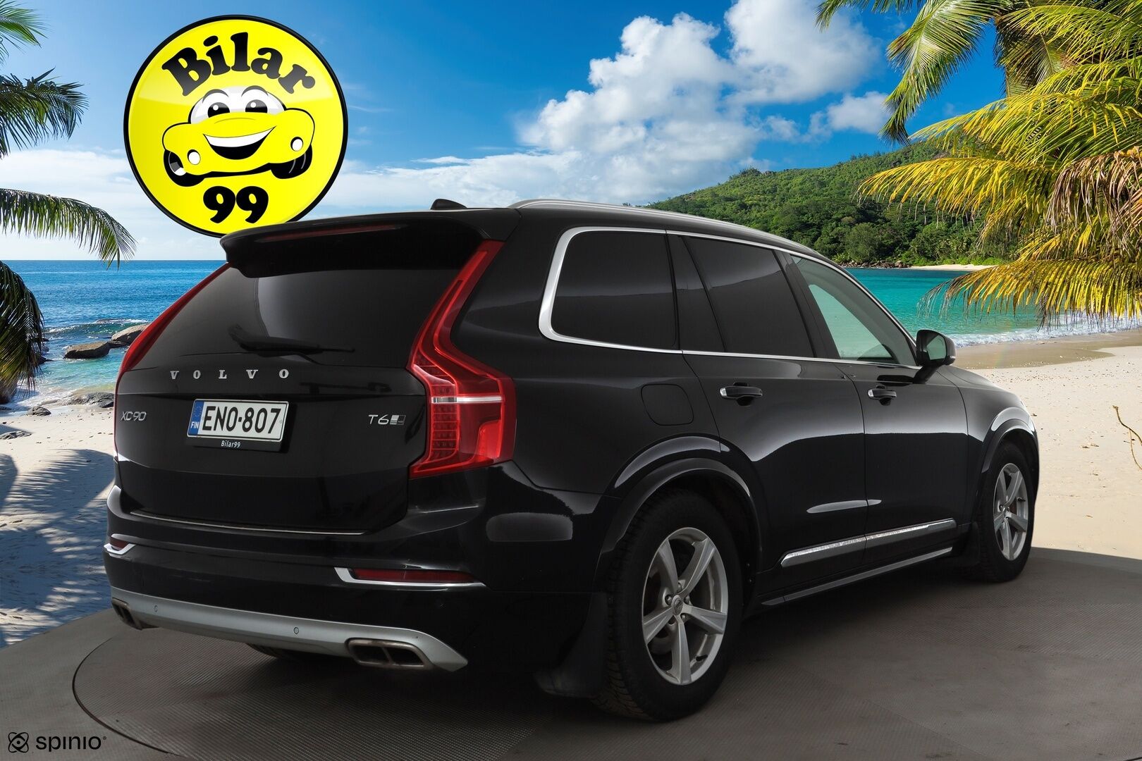 Volvo XC90 2016 T6 AWD Inscription aut 7-P * ACC / Webasto / HUD / 360° / Ilmastoidut muistipenkit / Panorama / Ilma-alusta / Full LED * - SUOMEEN UUTENA MYYTY HARVINAINEN BENSA T6/Kahdet renkaat aluvanteilla