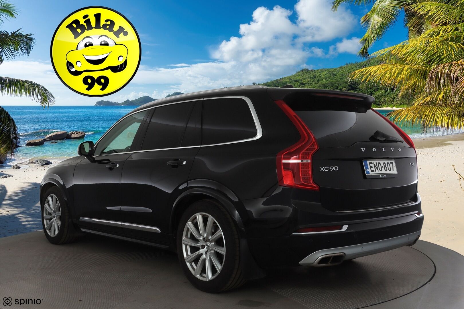 Volvo XC90 2016 T6 AWD Inscription aut 7-P * ACC / Webasto / HUD / 360° / Ilmastoidut muistipenkit / Panorama / Ilma-alusta / Full LED * - SUOMEEN UUTENA MYYTY HARVINAINEN BENSA T6/Kahdet renkaat aluvanteilla