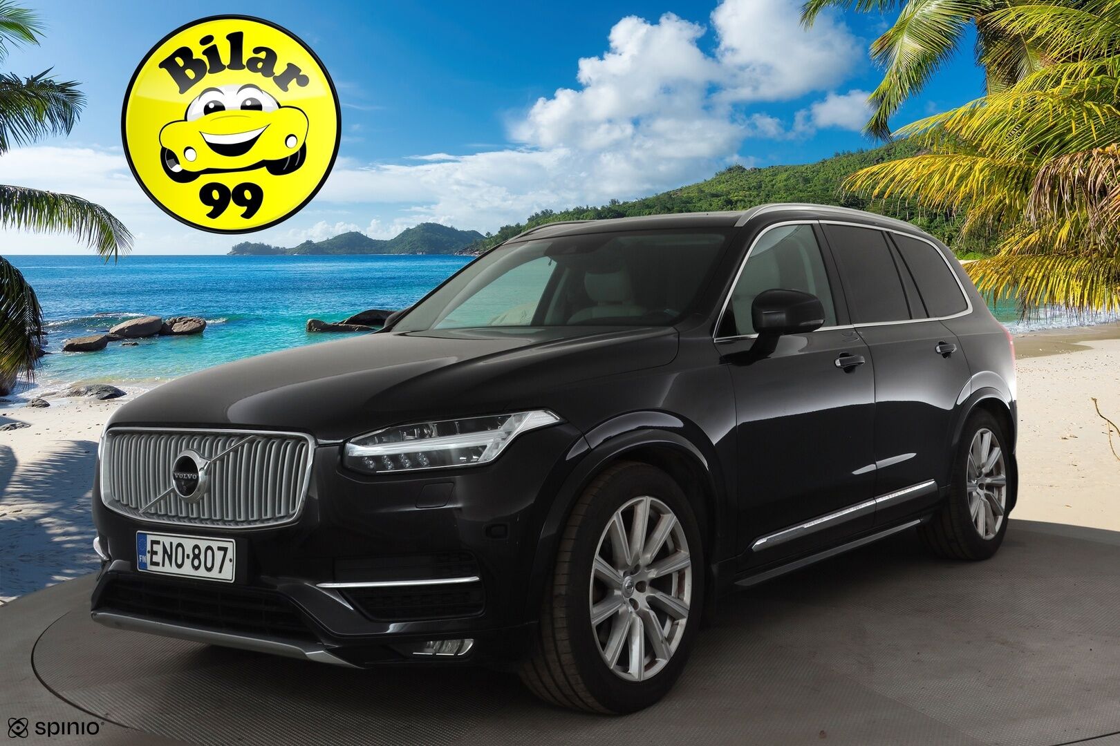 Volvo XC90 2016 T6 AWD Inscription aut 7-P * ACC / Webasto / HUD / 360° / Ilmastoidut muistipenkit / Panorama / Ilma-alusta / Full LED * - SUOMEEN UUTENA MYYTY HARVINAINEN BENSA T6/Kahdet renkaat aluvanteilla - HULLUT AVAJAISHULINAT KORKOTARJOUS 3,29 %
