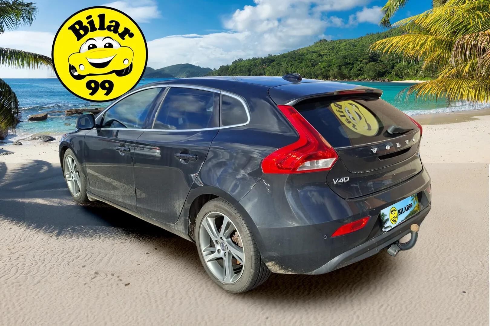 Volvo V40 2016 T2 Business Summum aut - | Huippuvarusteet! | Adapt.Cruise | Webasto | BLIS | Nahkapenkit muistilla | P. Tutka | Vetokoukku | Navi | High Perf. Audio | Digimittaristo | 2x Renkaat vantein |