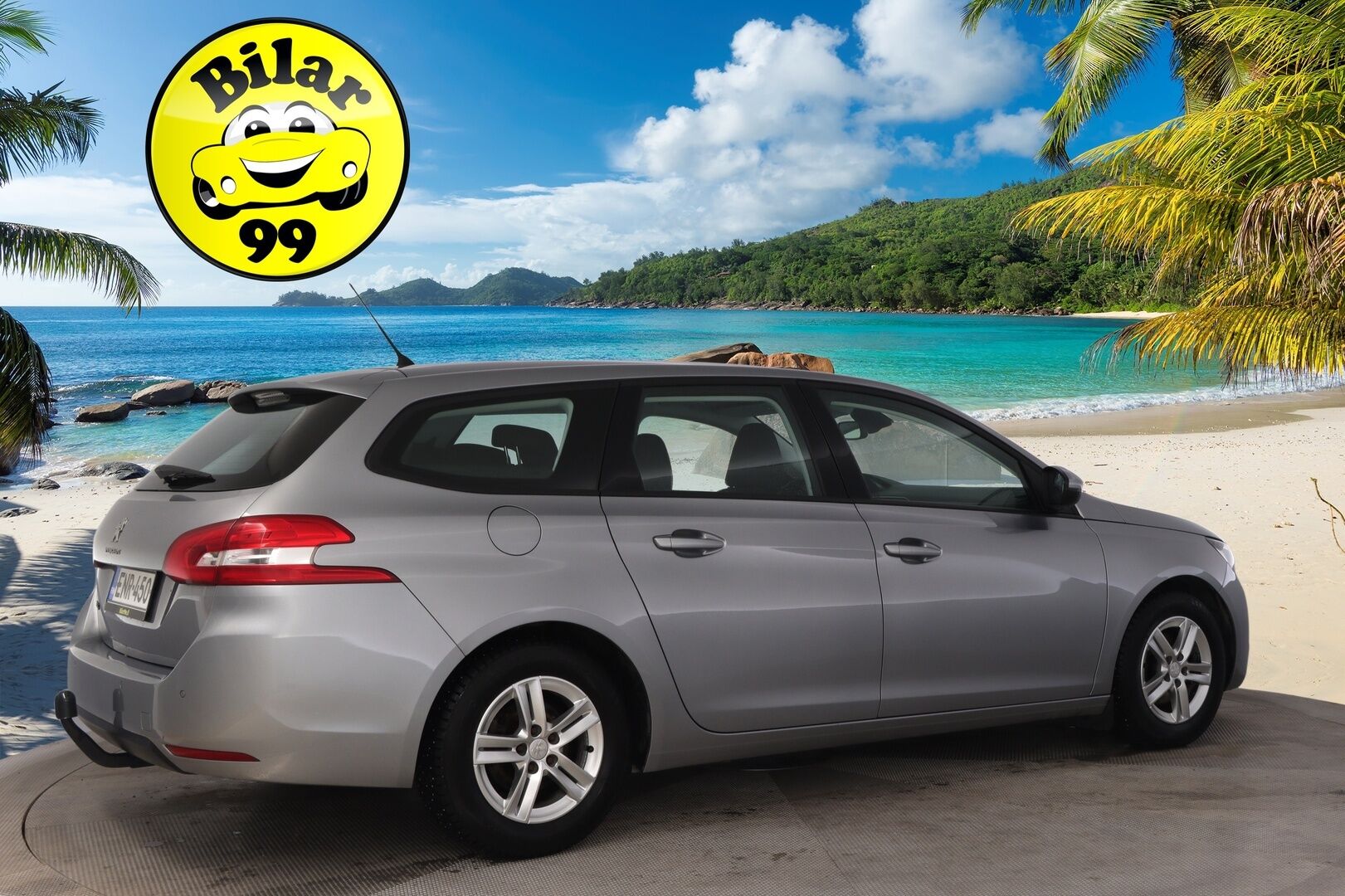 Peugeot 308 2015 SW Active PureTech 130 * Suomi-auto / Vetokoukku / P.tutka / Lohkolämmitin * - Jakopää tehty kesällä 2025 / Erittäin hyväkuntoiset Nokian Hakkapeliitta 10 Nastat!