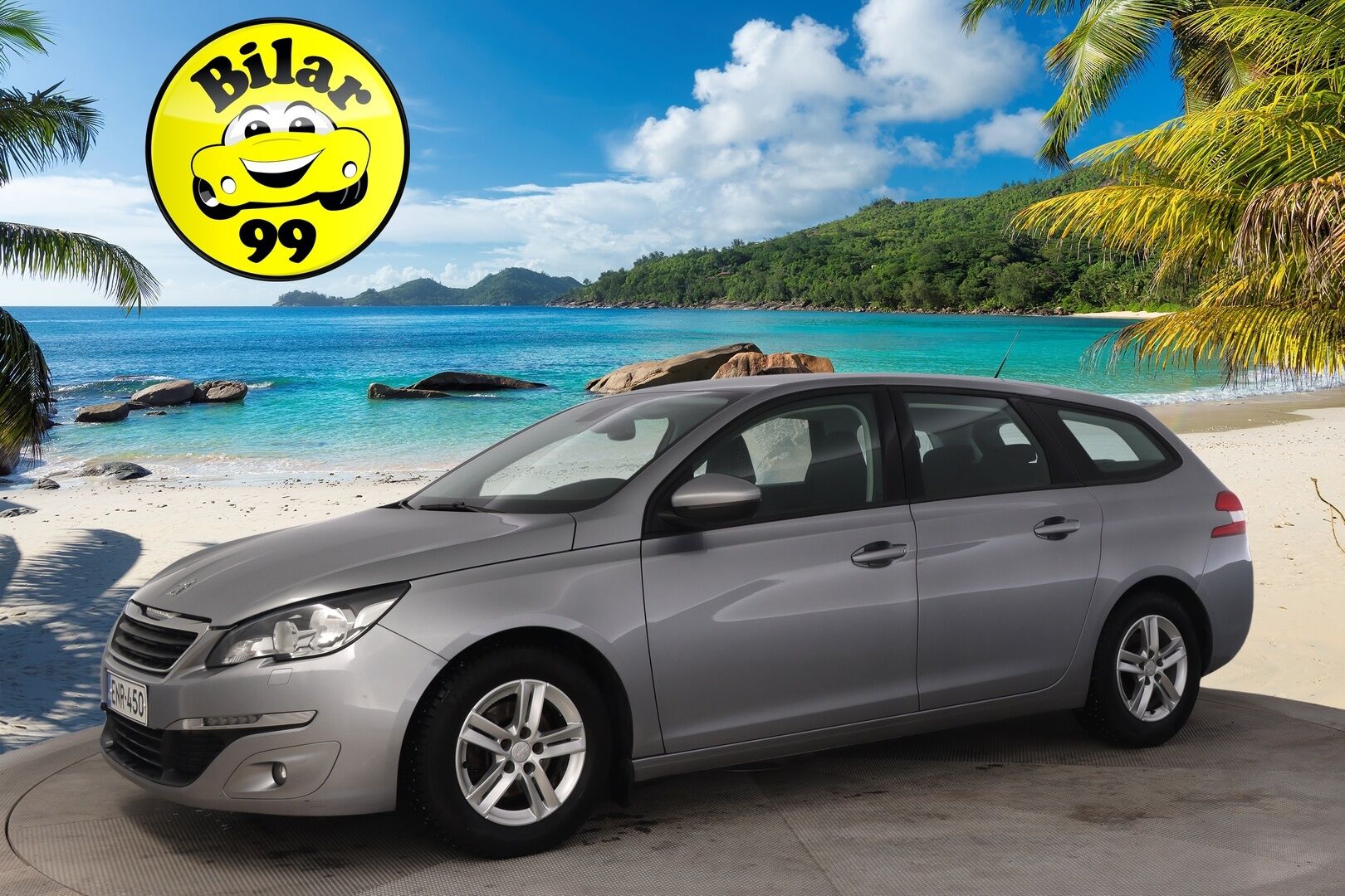 Peugeot 308 2015 SW Active PureTech 130 * Suomi-auto / Vetokoukku / P.tutka / Lohkolämmitin * - Jakopää tehty kesällä 2025 / Erittäin hyväkuntoiset Nokian Hakkapeliitta 10 Nastat!