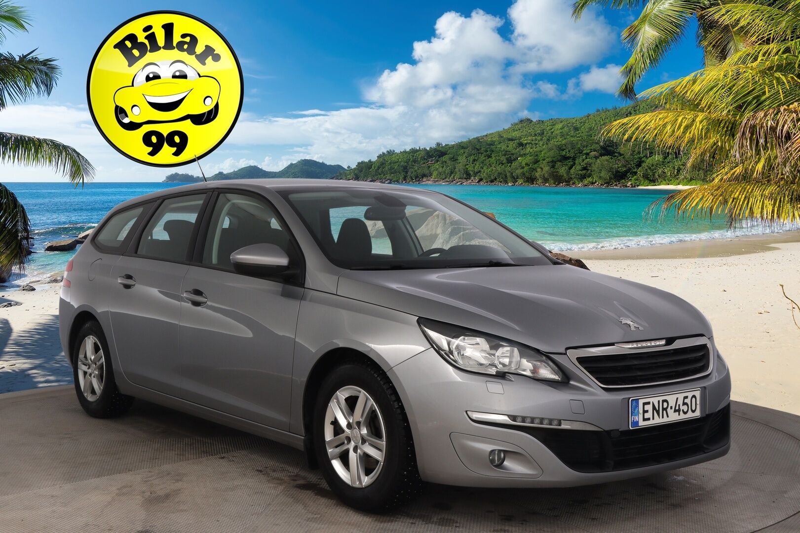 Peugeot 308 2015 SW Active PureTech 130 * Suomi-auto / Vetokoukku / P.tutka / Lohkolämmitin * - Jakopää tehty kesällä 2025 / Erittäin hyväkuntoiset Nokian Hakkapeliitta 10 Nastat!